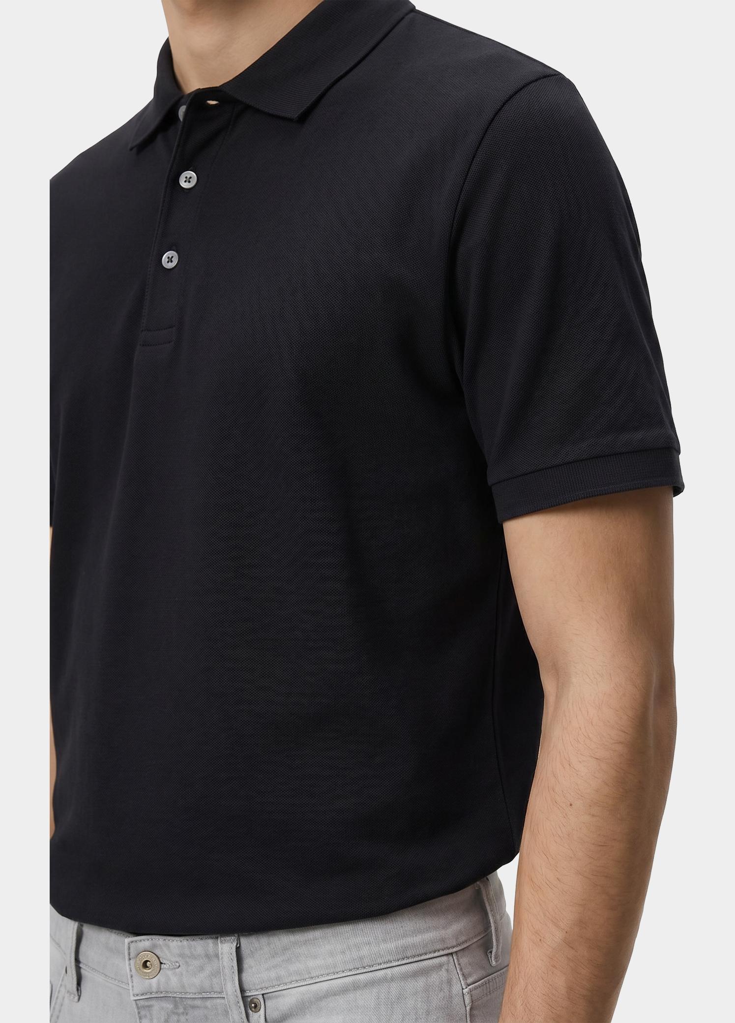 Born With Appetite Polo heren Zwart Arto Polo BWA25108AR22/990 black