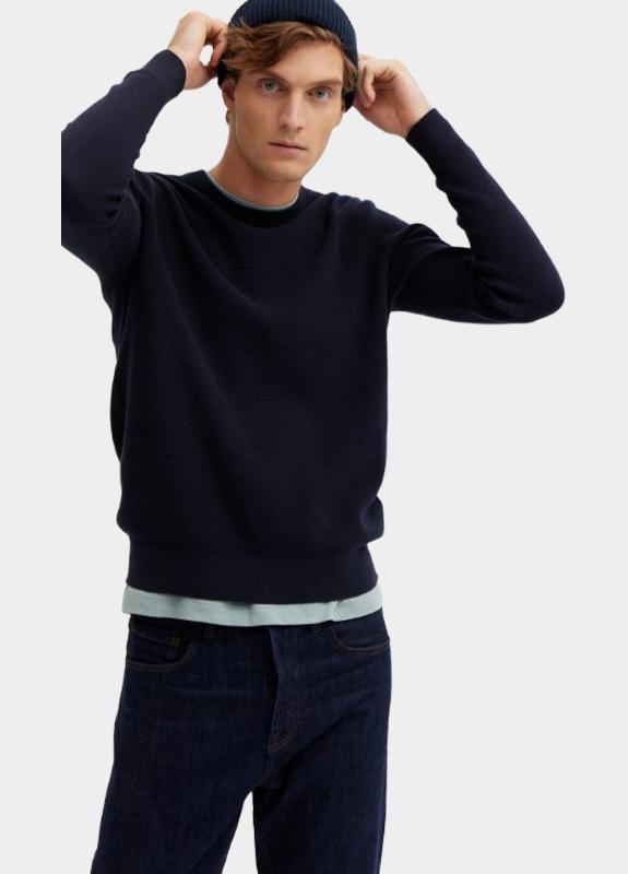 Basefield Pullover heren Blauw  219018485/654