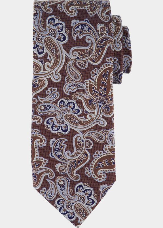 Profuomo Stropdas Bruin  PPVA30057/C