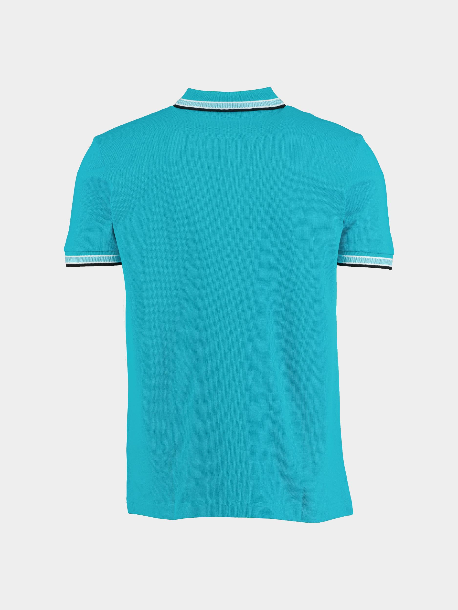BOSS Green Polo korte mouw Blauw Paddy 10241663 01 50469055/452