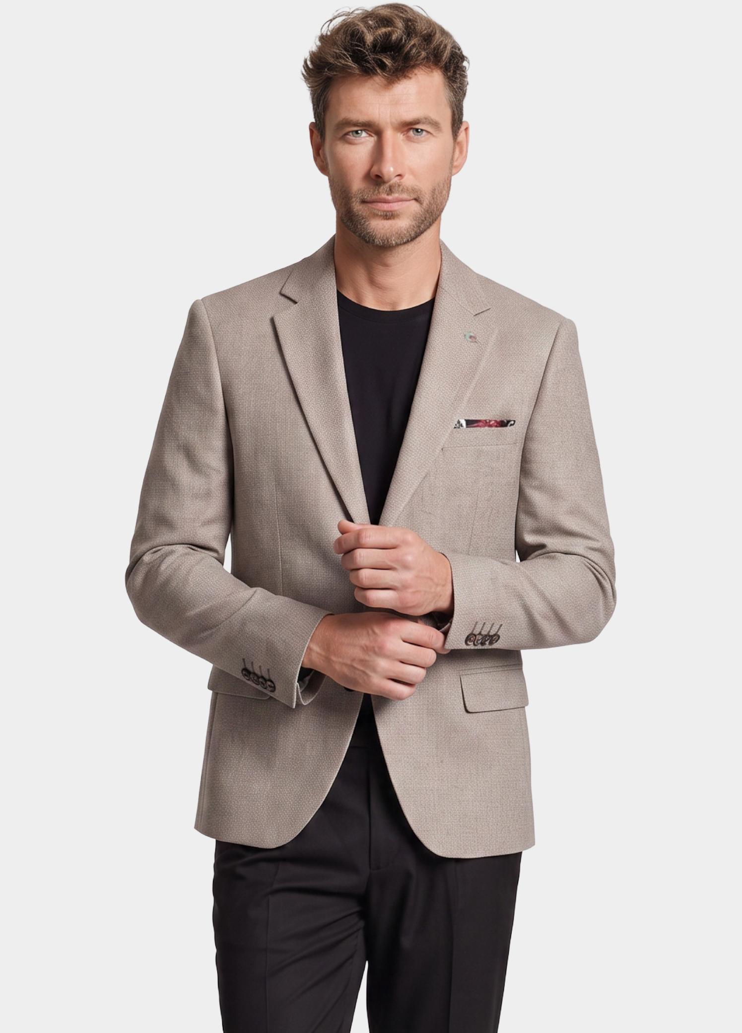 Giordano Colbert Grijs Roberto fully lined Luxury Wo 622610/91