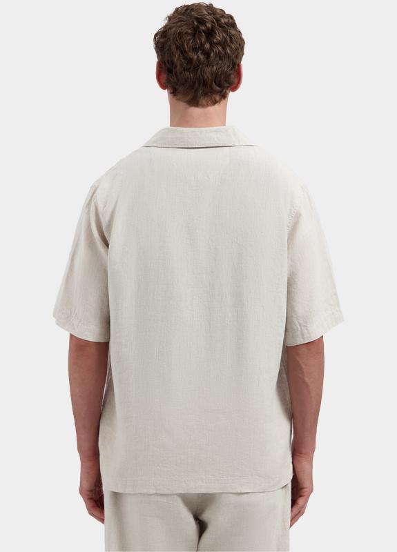 Dstrezzed Casual hemd korte mouw Beige Hero Resort Shirt 311480-SS26/253