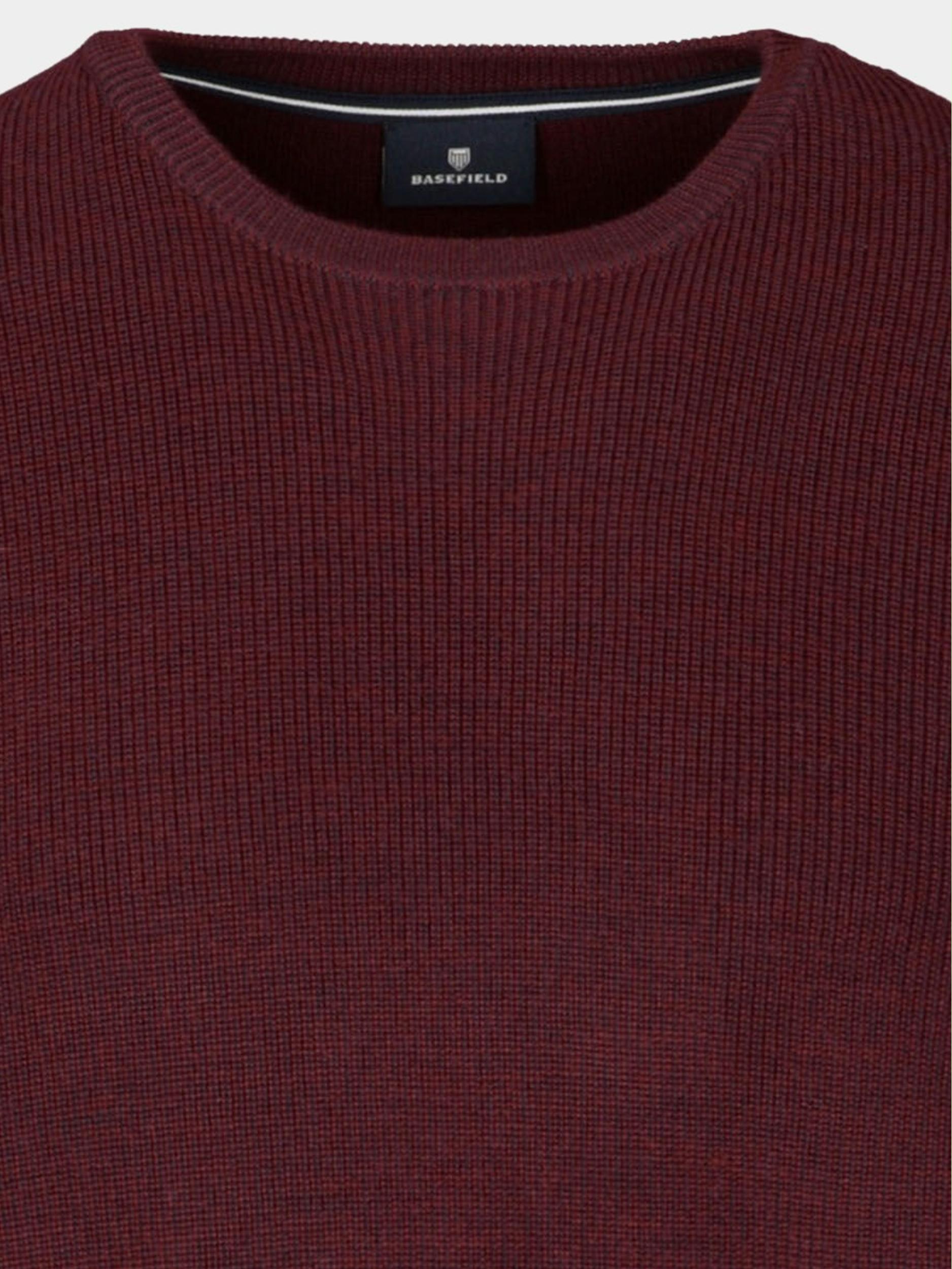 Basefield Pullover Rood Rundhals Pullover 219017502/406