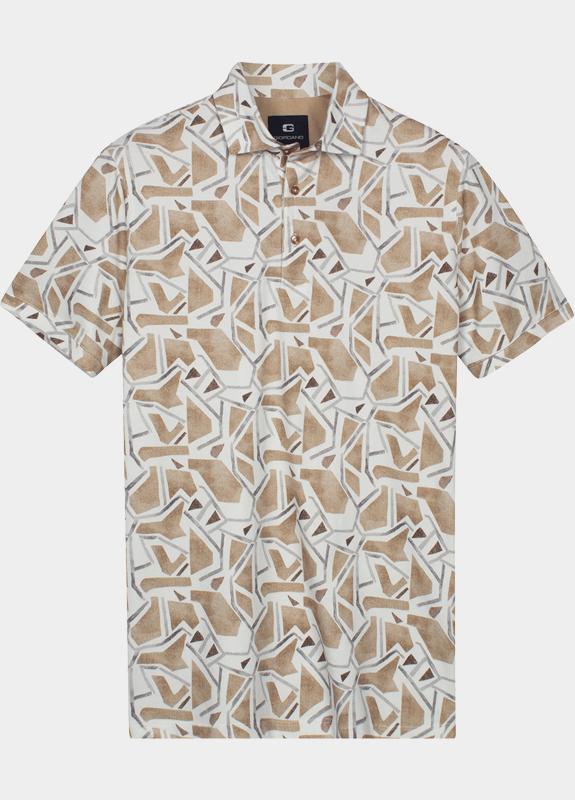 Giordano Polo heren Bruin Formentini Short Sleeve Polo 616556/80