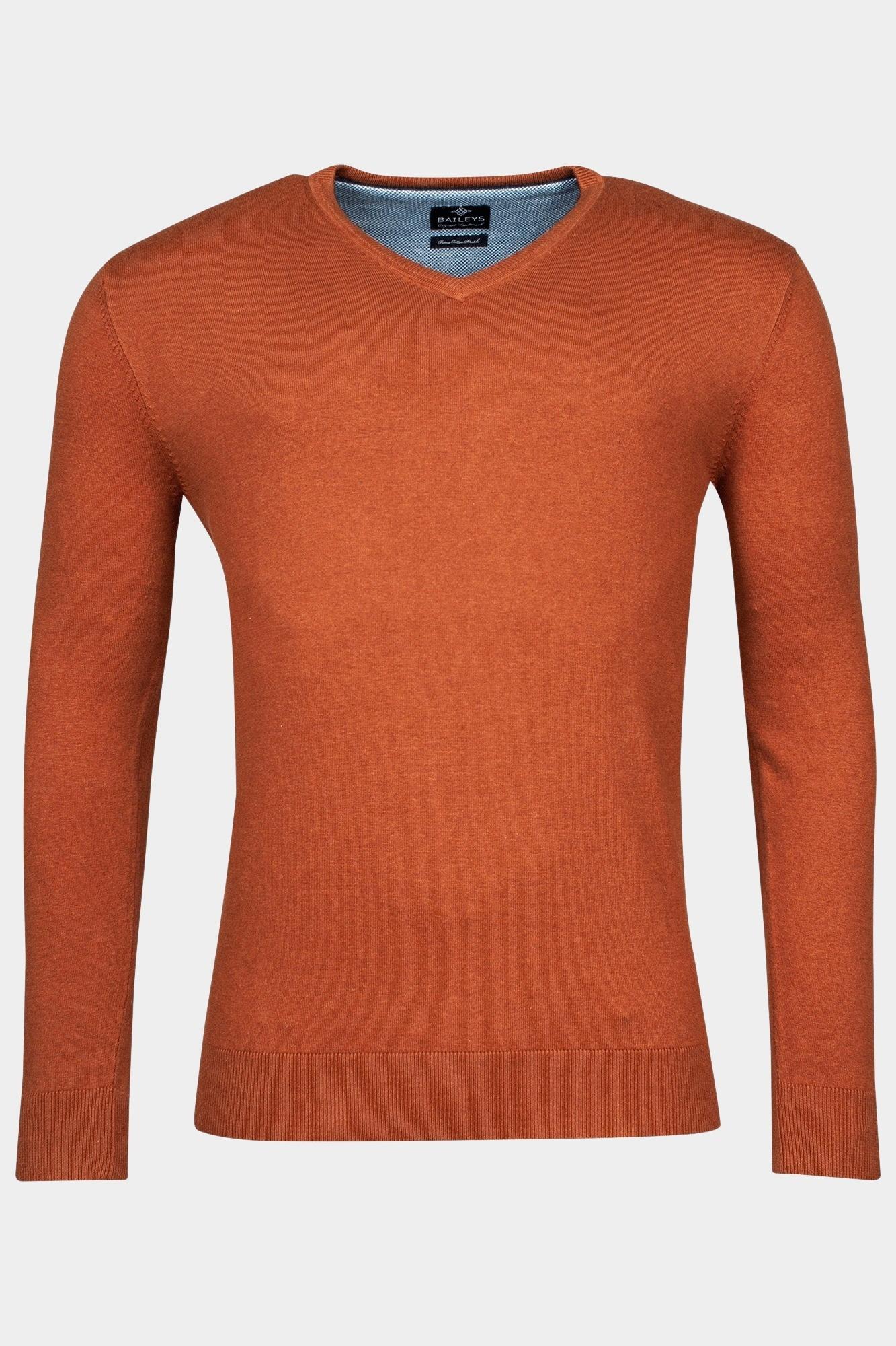 Baileys Pullover Rood V-Neck Pullover 12gg singel k 418100/855