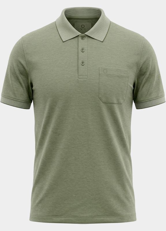 Bos Polo heren Groen Easy Care 214008484/541 Cactus
