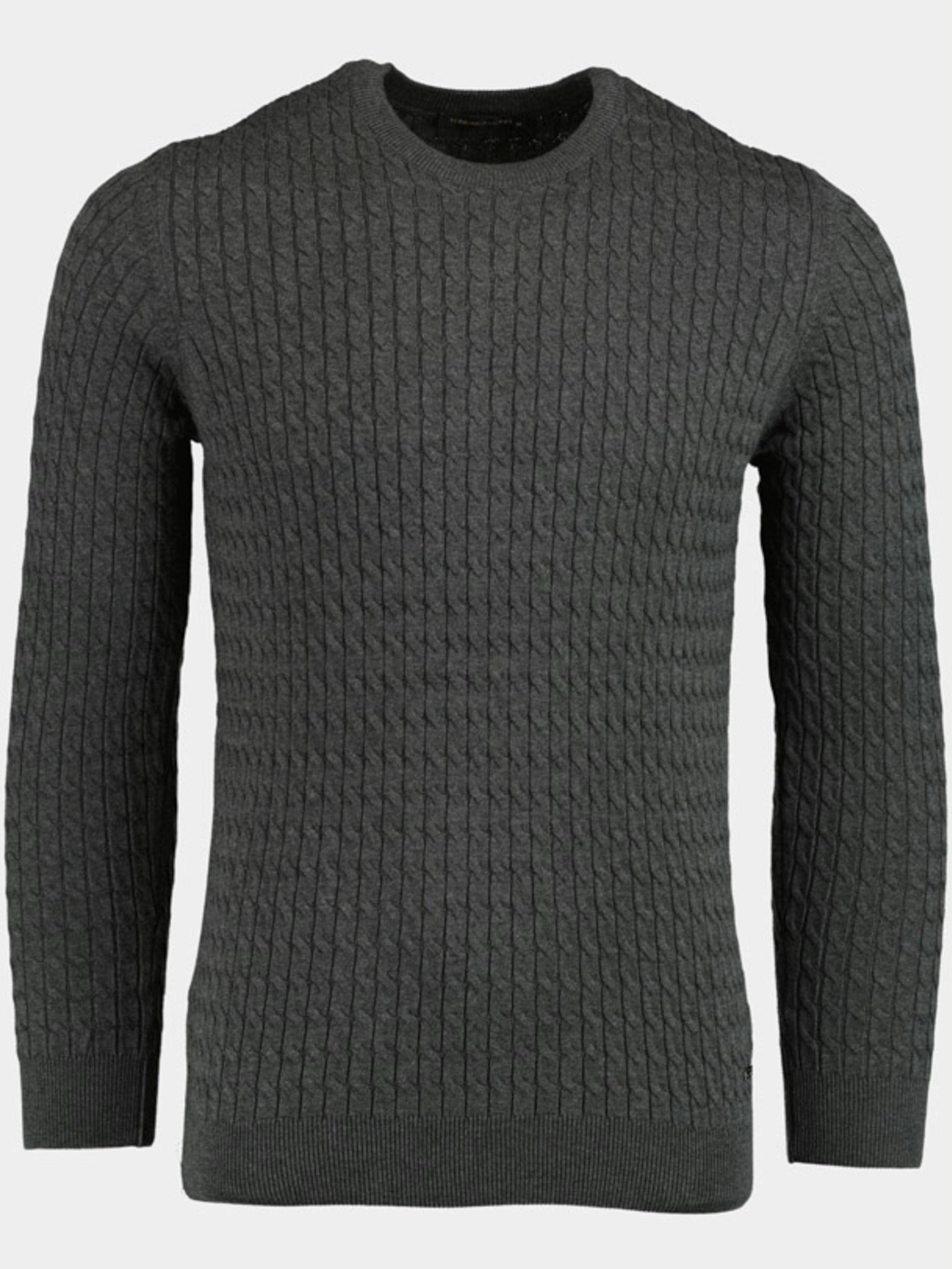 Tony Montana Pullover Grijs  T1177/Antrasit