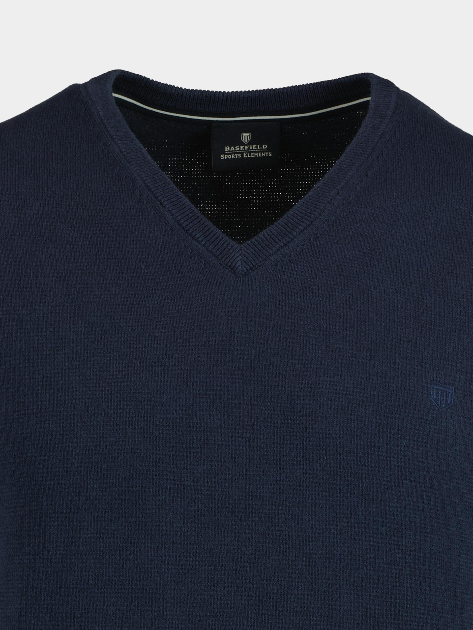 Basefield Spencer Blauw V Pullunder 219017027/609