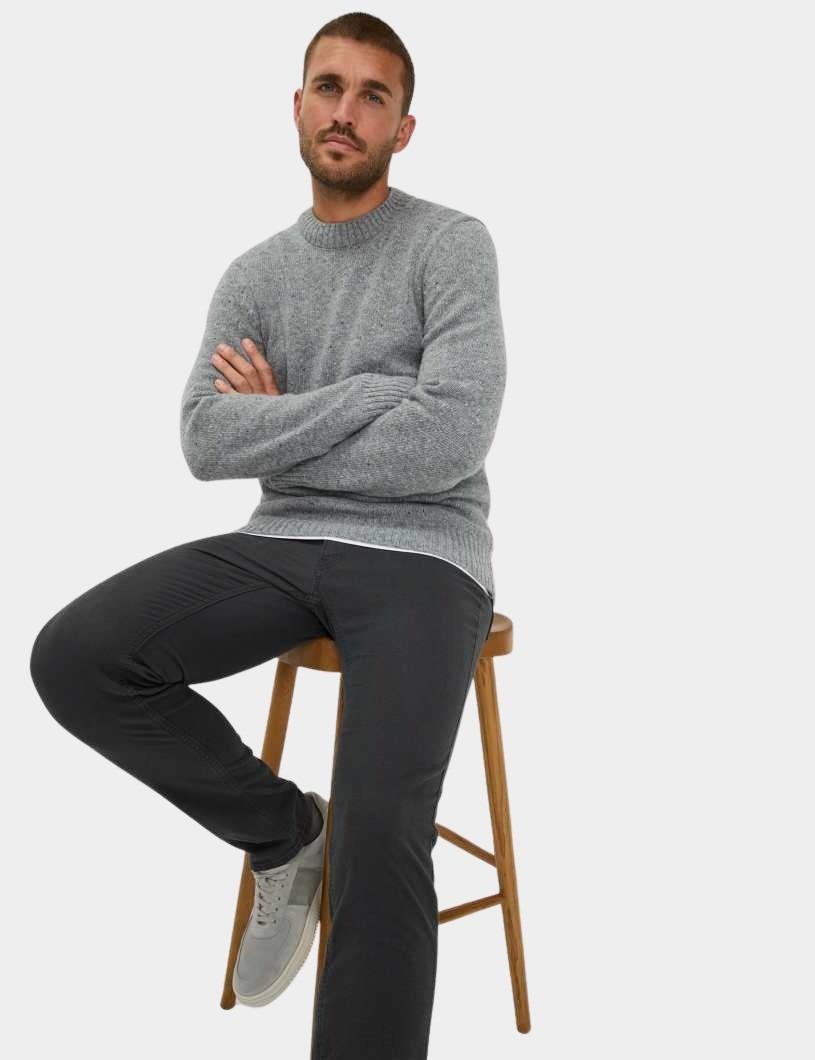 Brax Katoenen 5-Pocket Grijs STYLE.CHUCK 81-3547 07863020/05