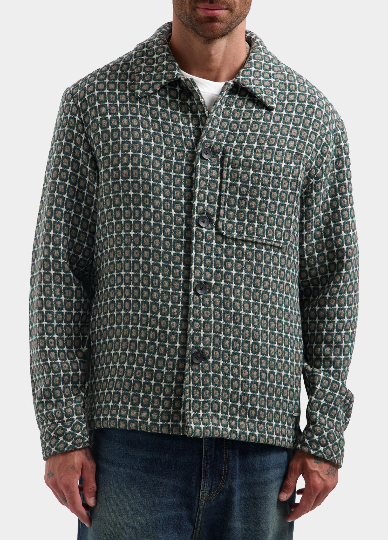 Dstrezzed Overshirt Bruin Lino Golfball Overshirt 155514/277