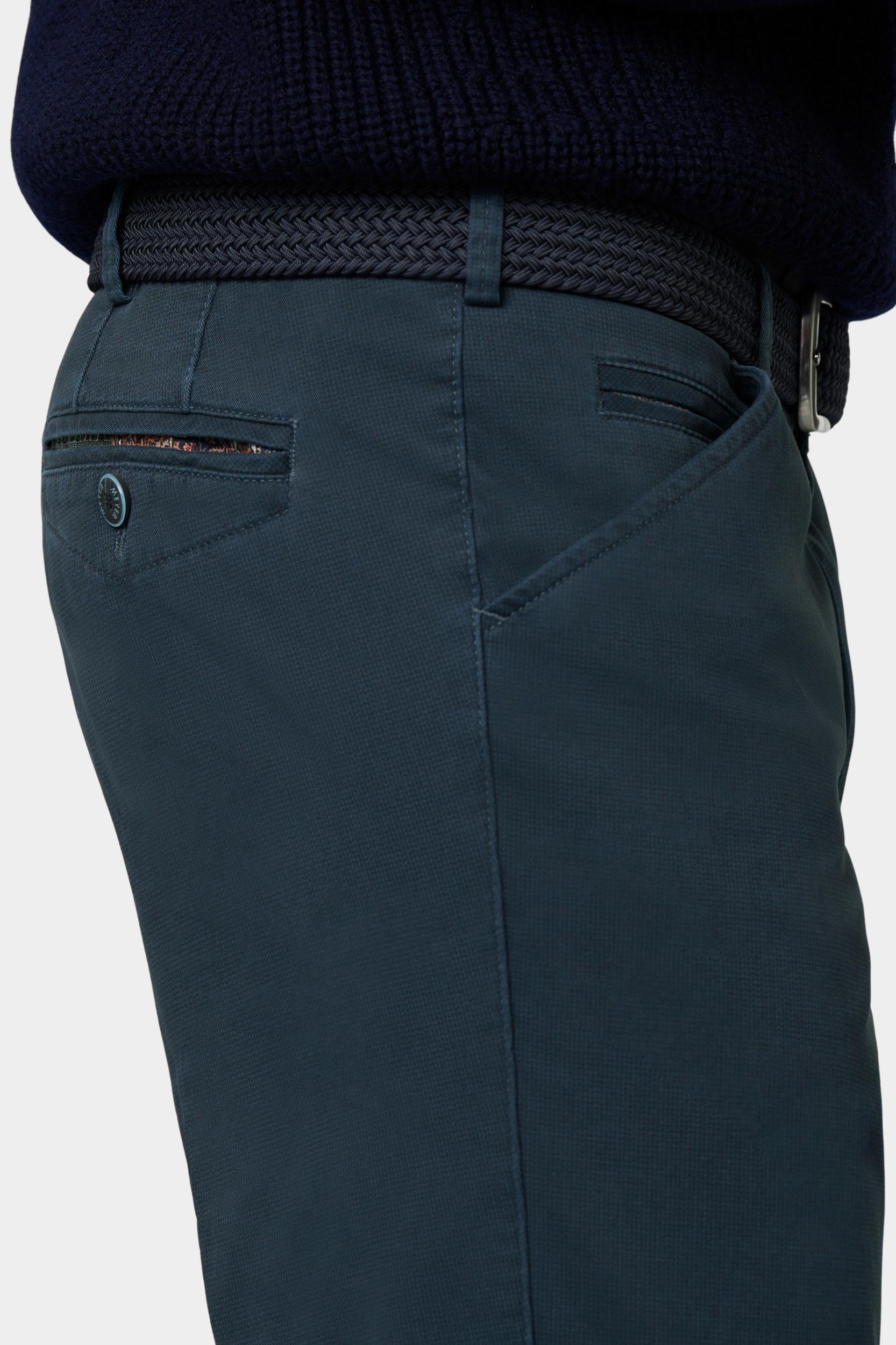 Meyer Katoenen Broek Blauw CHICAGO Art.2-3930 3322393000/17