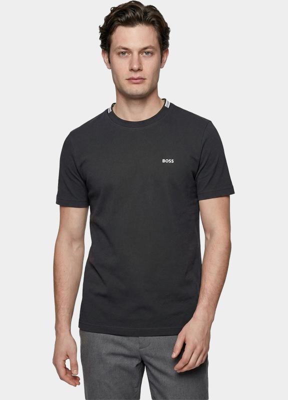 BOSS Green T-shirt korte mouw Blauw TS_Pique 10266738 01 50575207/402