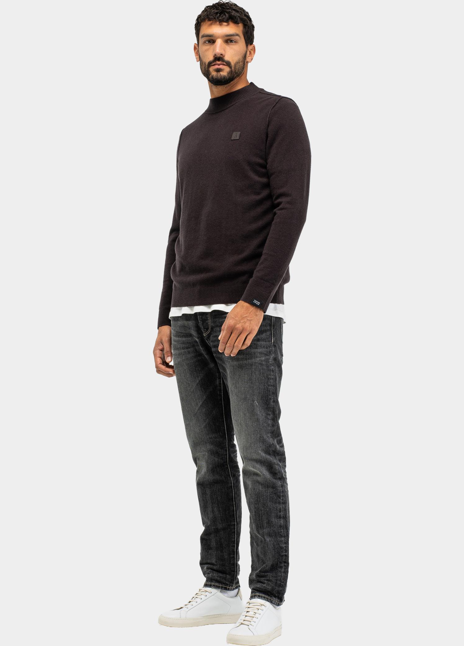 Butcher of Blue Turtle neck Bruin Clifden M2626103/694