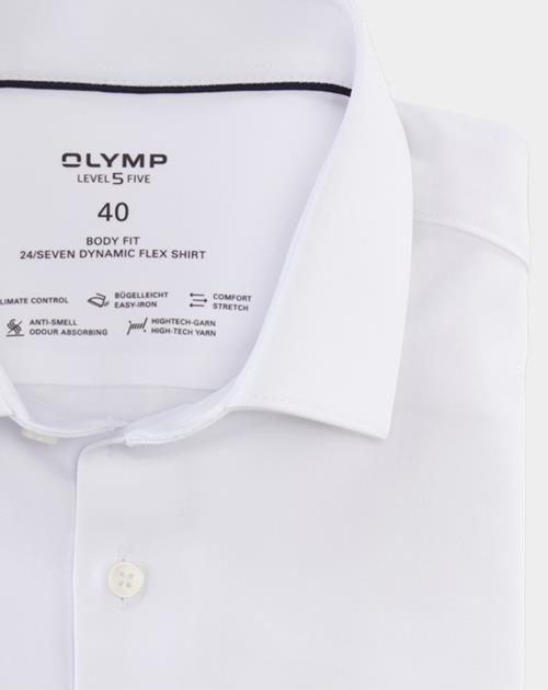 Olymp Business hemd lange mouw Wit 0734/64 Hemden 073464/00