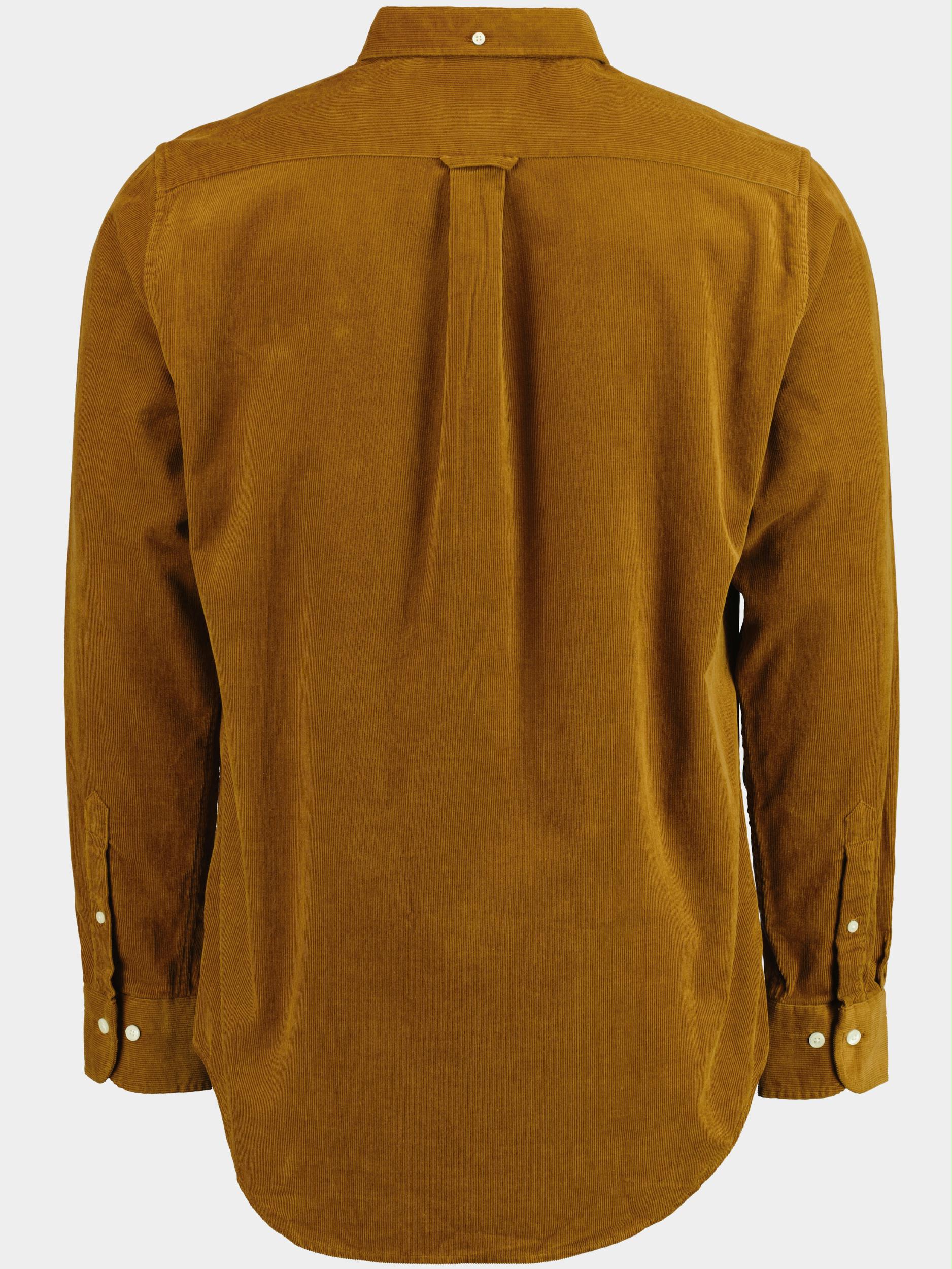 Gant Casual hemd lange mouw Bruin D1. Reg Corduroy Shirt BD 3017170/262