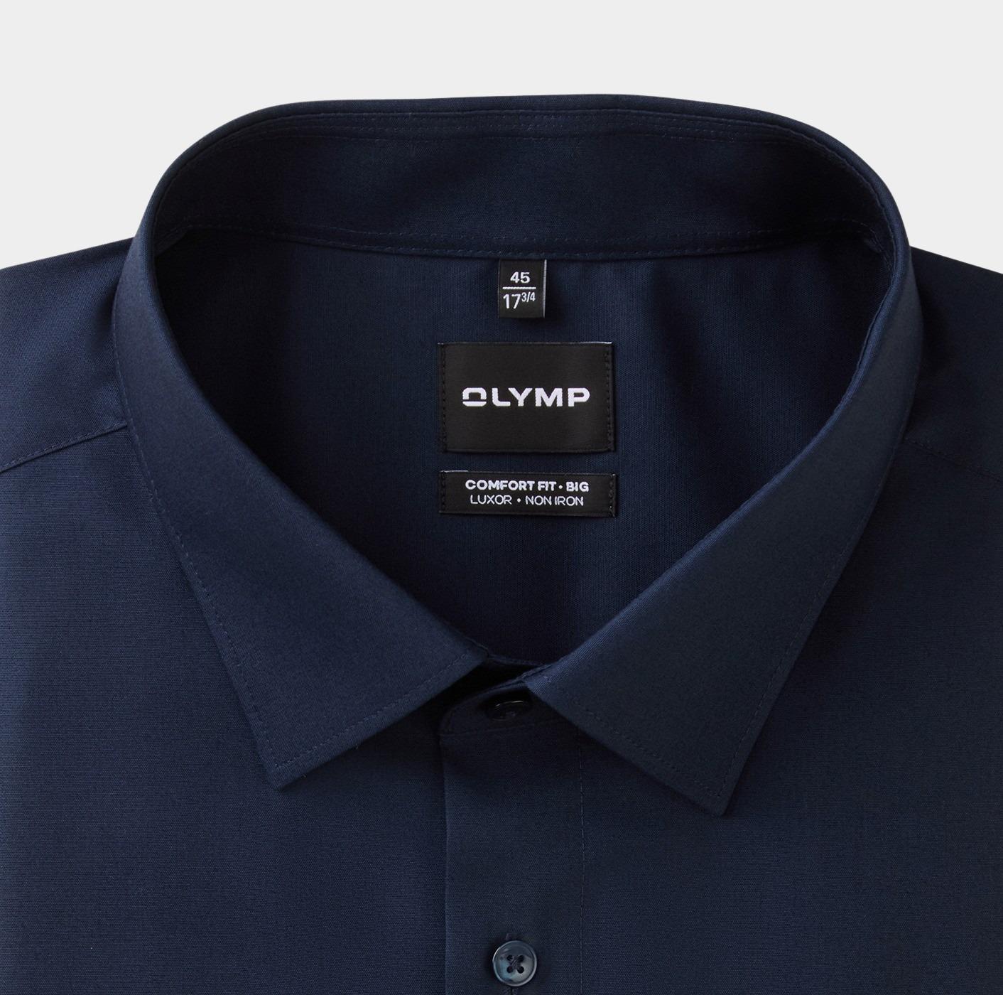 Olymp Business hemd lange mouw Blauw Big&Tall 141164/08