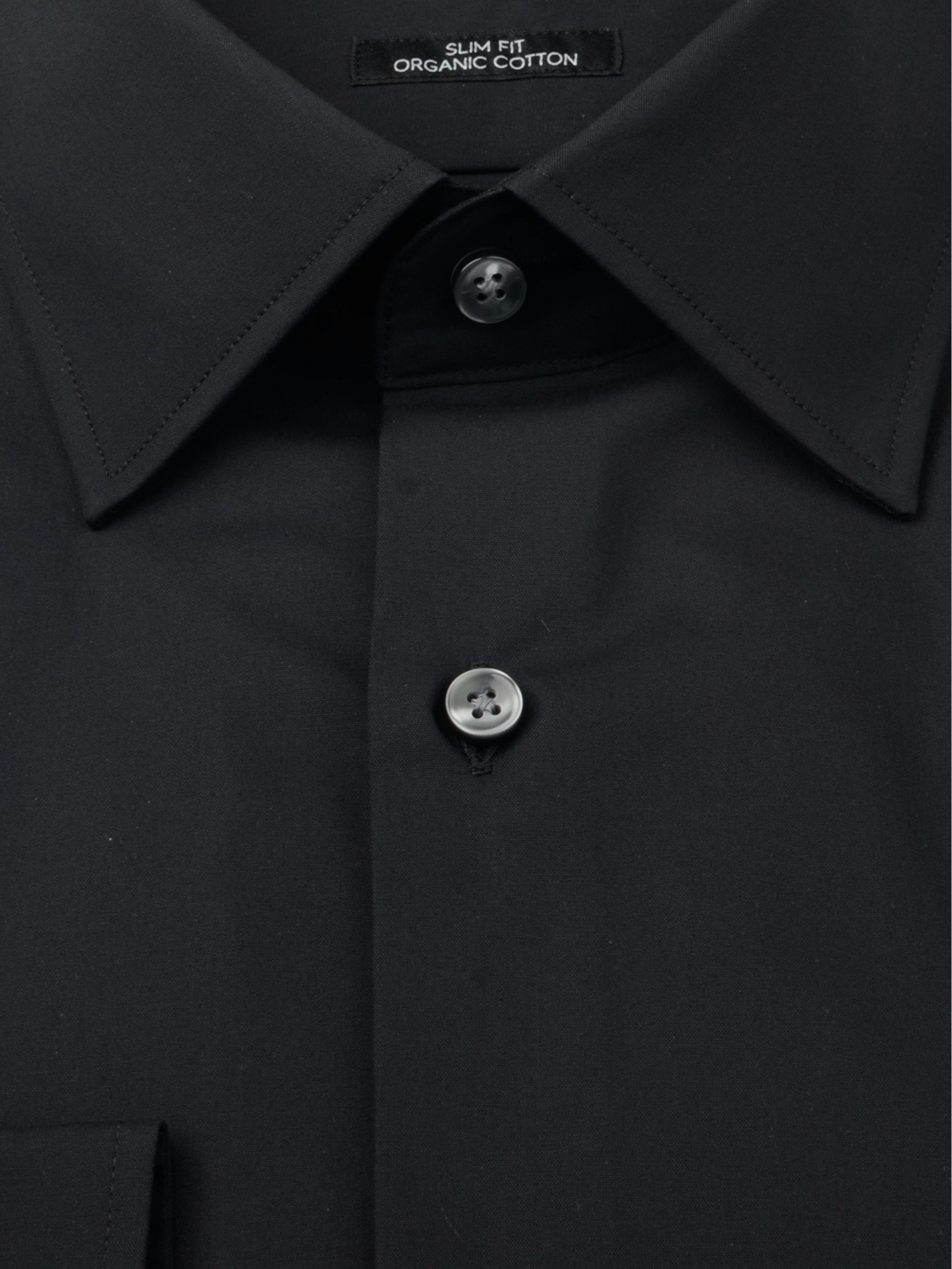 BOSS Black Business hemd lange mouw Zwart H-HANK-kent slim fit