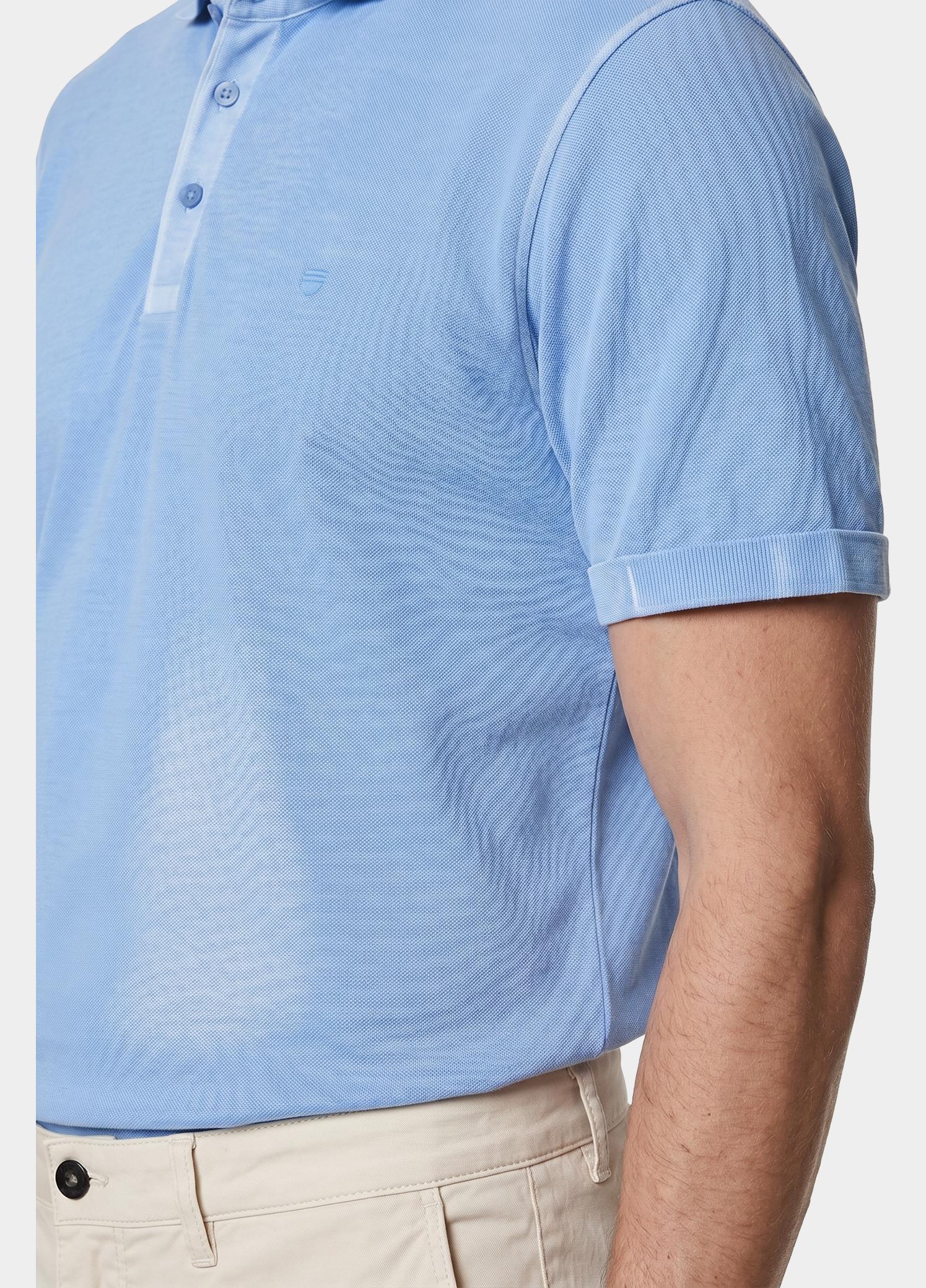 Redmond Polo heren Blauw Polo Shirt Uni 251930900/120