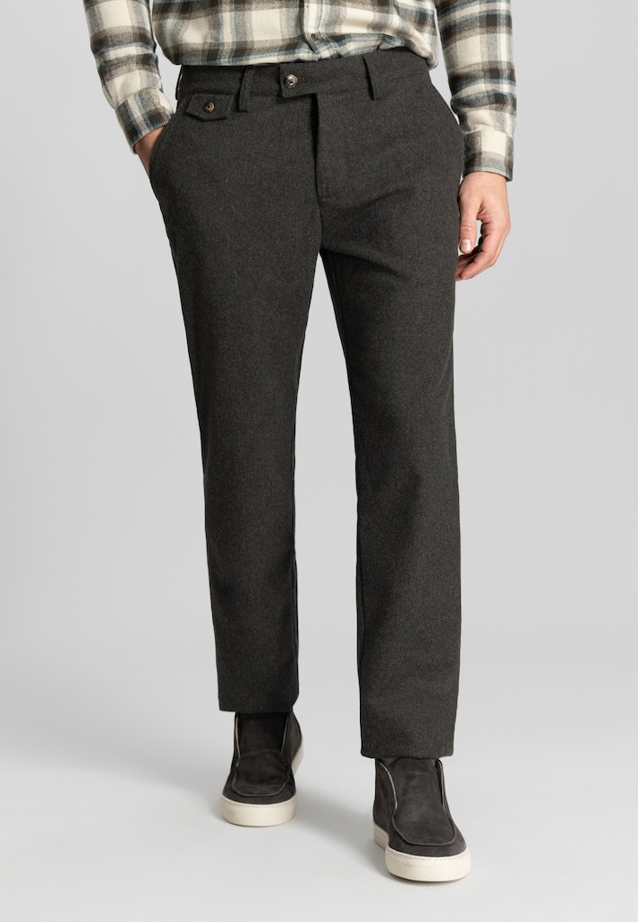 Dstrezzed Katoenen Broek Zwart DS_Marlon Chino 501779/995