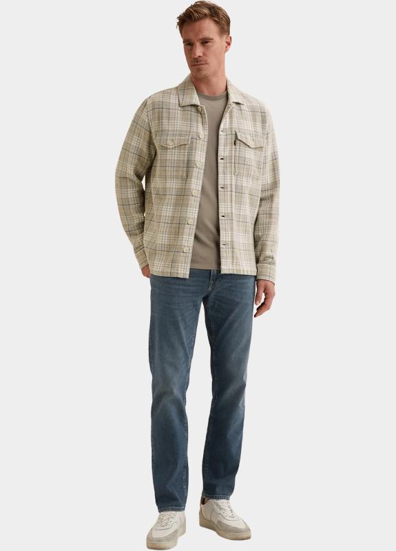 Vanguard Casual hemd lange mouw Beige LONG SLEEVE SHIRT Check Coars VSI2602216/9017