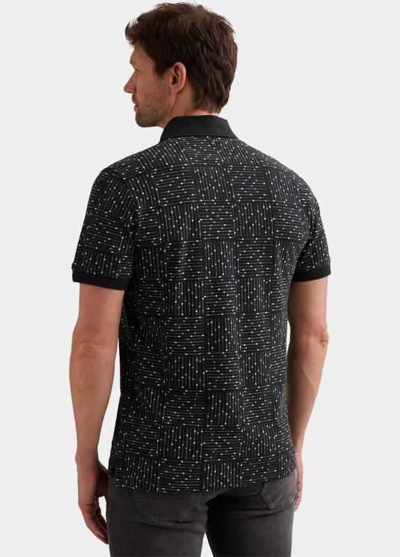 PME Legend Polo korte mouw Blauw Short sleeve polo printed fin PPSS2605859/5282