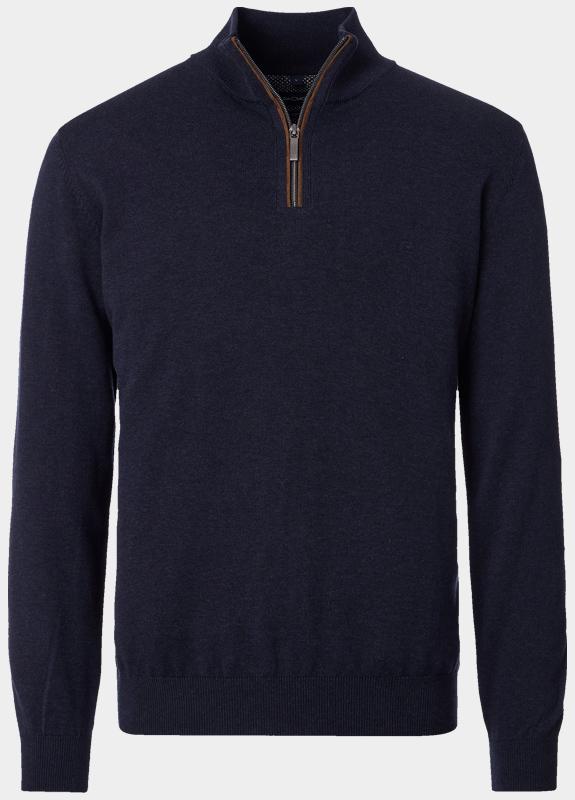 Casamoda Vest Blauw Stricktroyer NOS 004410/105