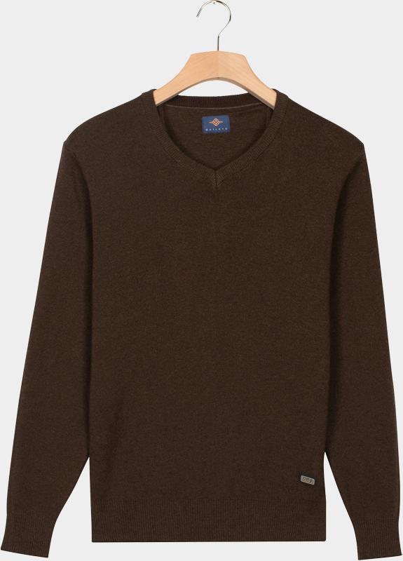 Baileys Pullover Bruin V-Neck Pullover  all-over 2-t 528109/895