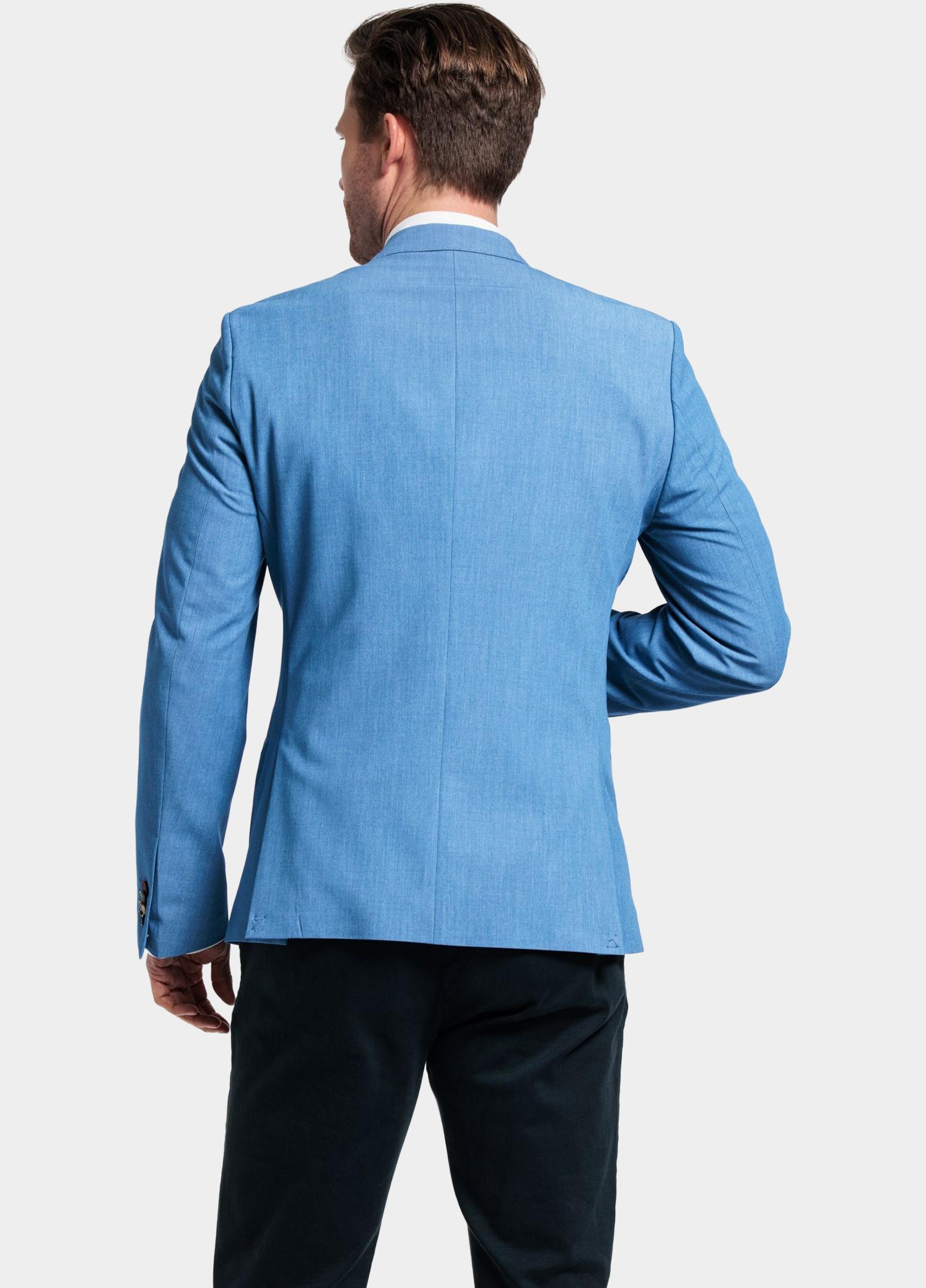 Giordano Colbert Blauw Blazer Robert Stretch Twill 412601/61