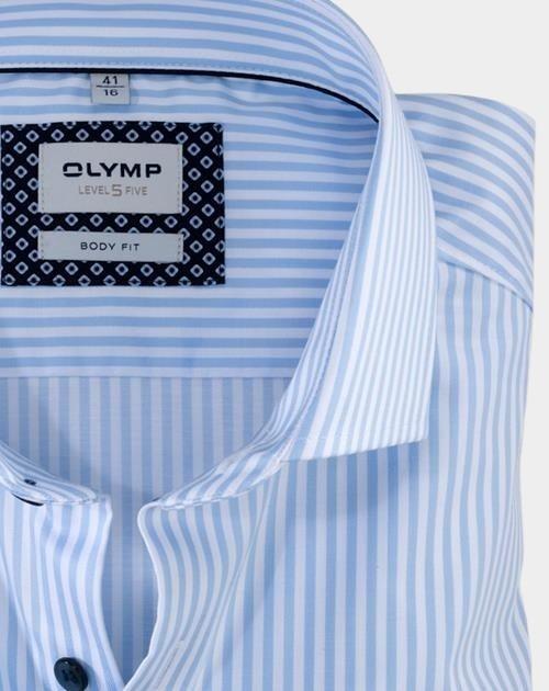 Olymp Business hemd lange mouw Blauw 2108/29 Hemden 210829/11