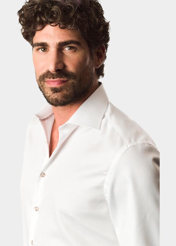 Ledub Business hemd lange mouw Wit LE24305 MFN5 0143350/910-630-000