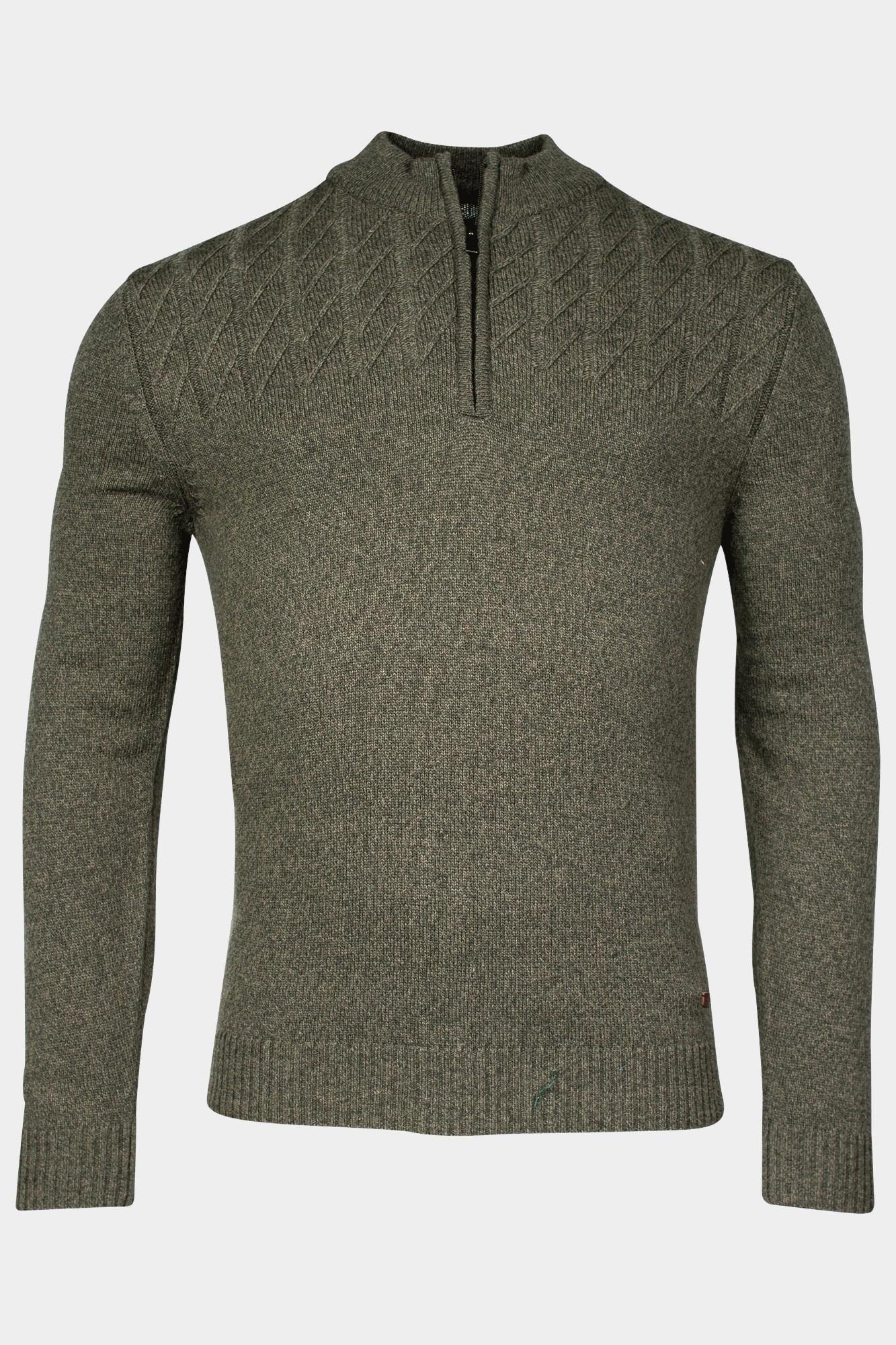 Baileys Half Zip Groen Pullover 1/2 zip  7gg single 328430/788