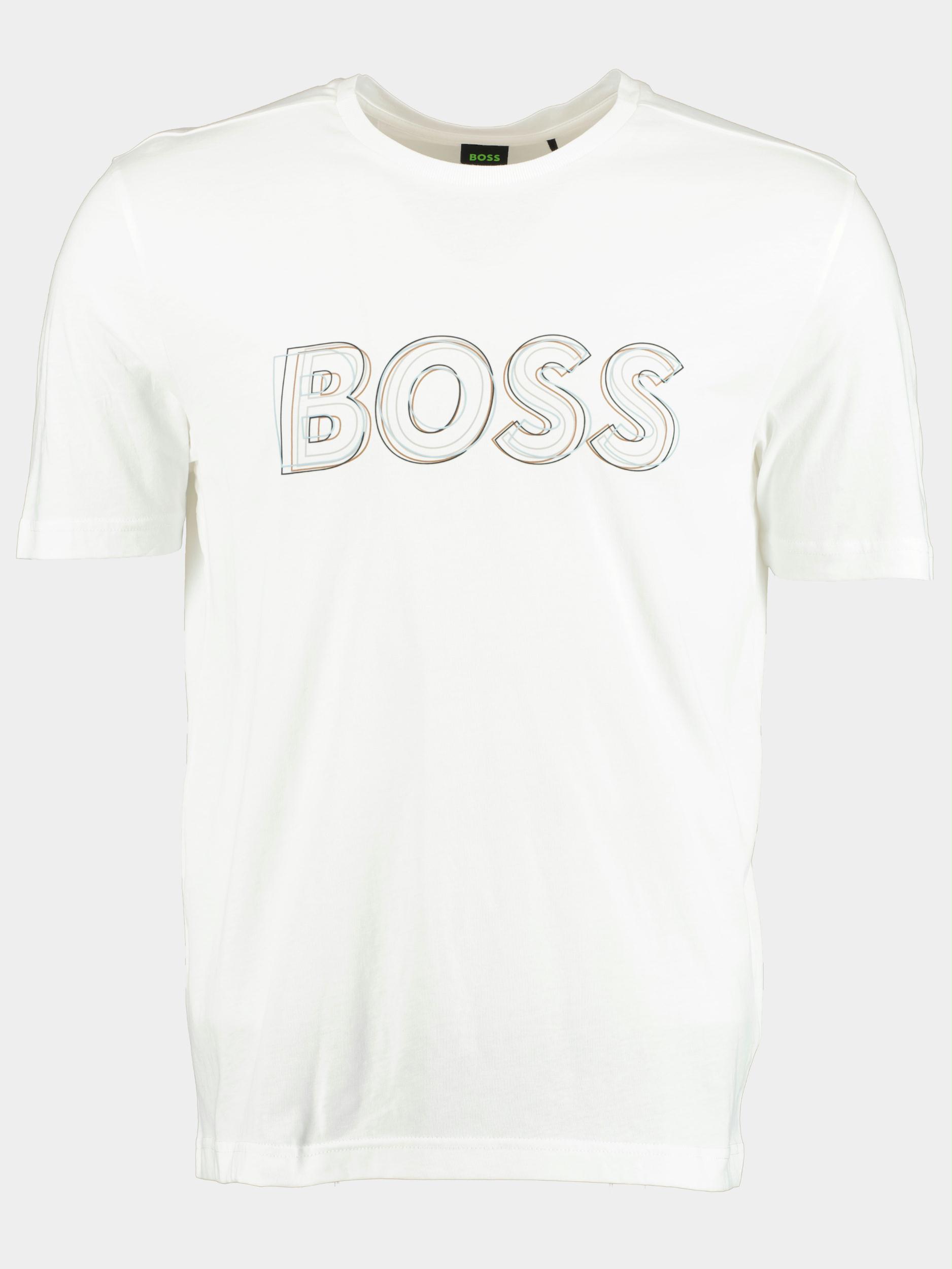 BOSS Green T-shirt korte mouw Wit Tee 1 10231939 01 50472399/100
