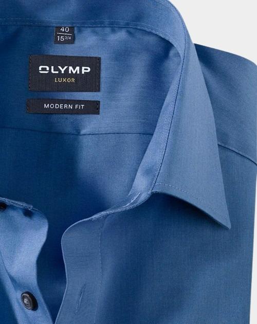 Olymp Business hemd lange mouw Blauw Luxor 030464/96