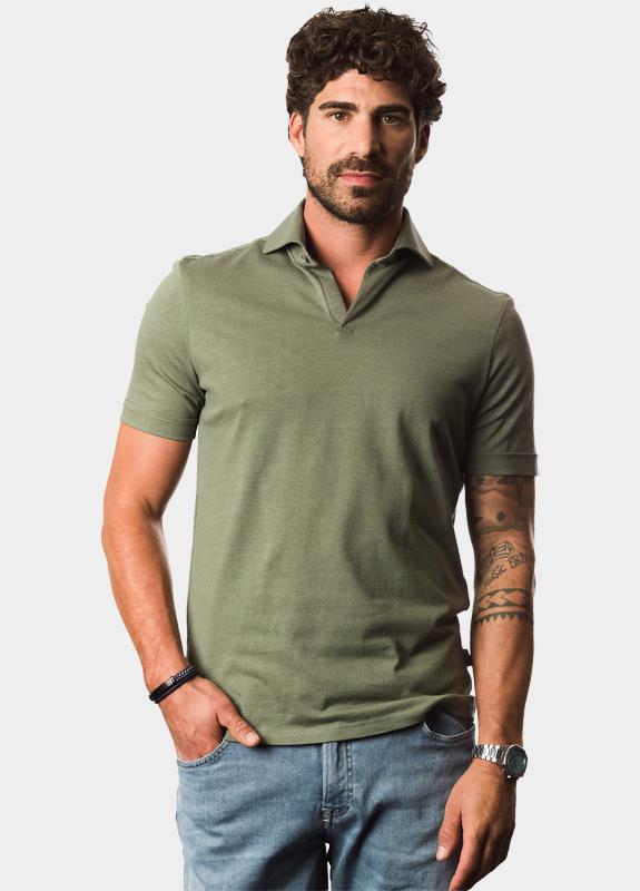 Ledub Polo korte mouw Groen  0143360/550-000-000