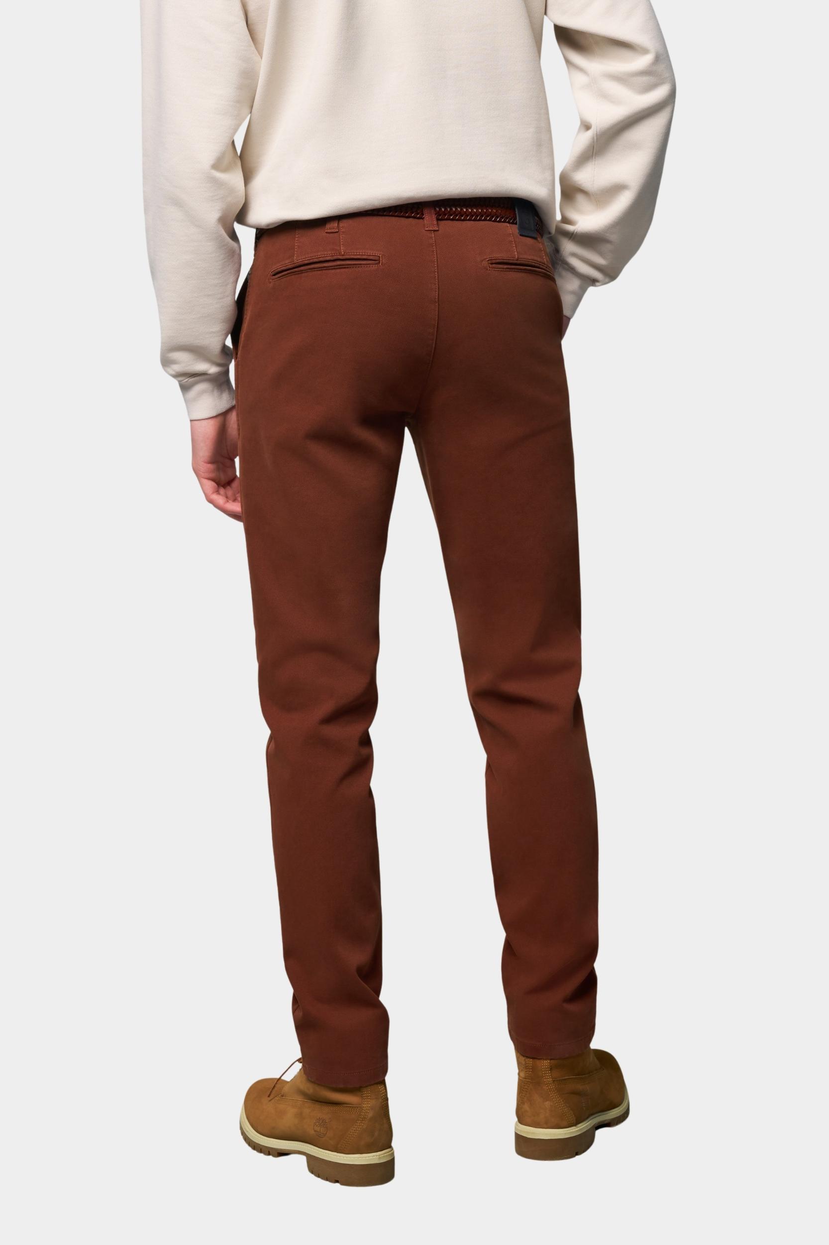 Meyer Katoenen Broek Bruin CHINO Art.2-6187 3642618700/48