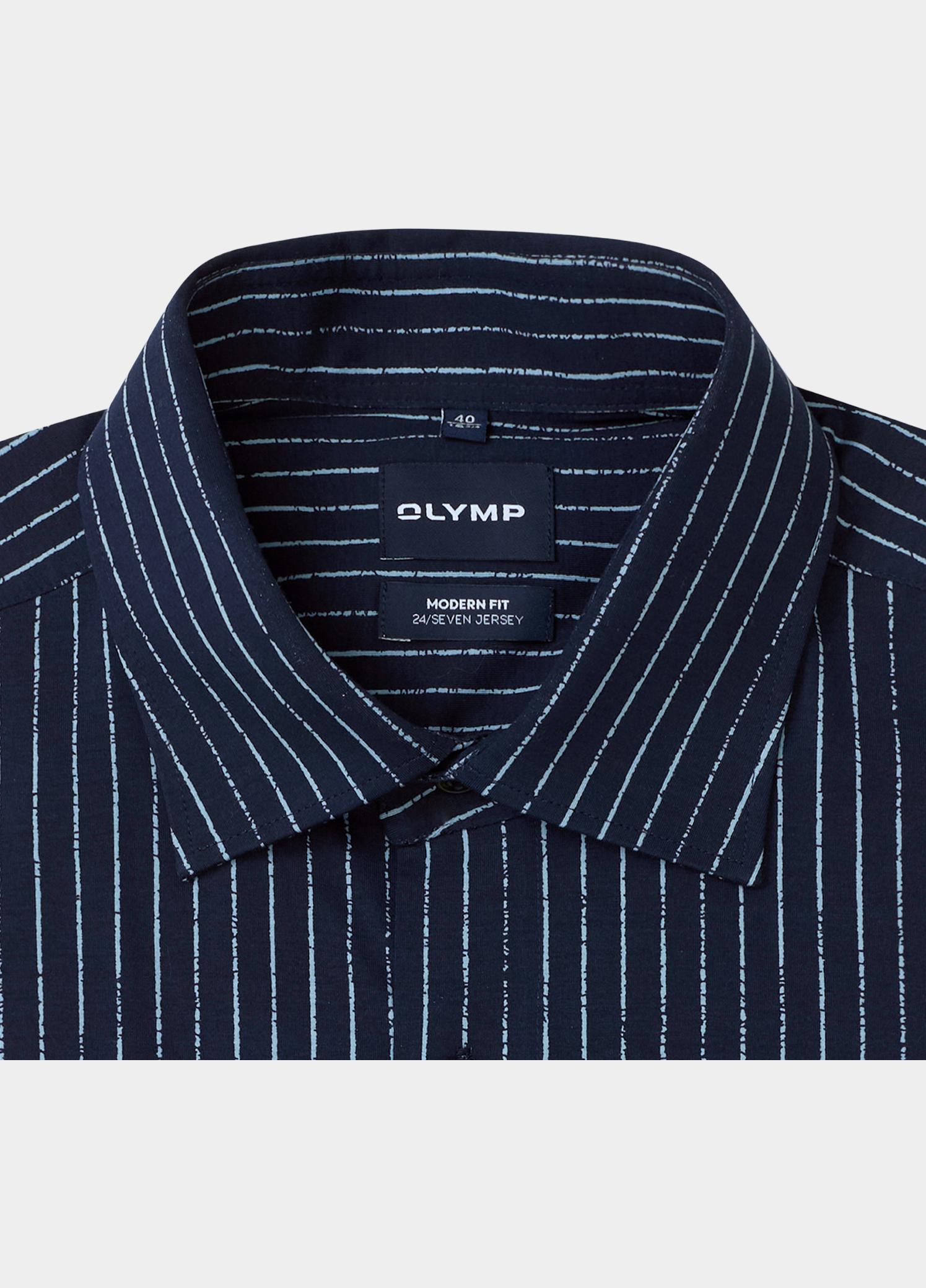 Olymp Zakelijk overhemd heren Blauw OLYMP Luxor 122524/18