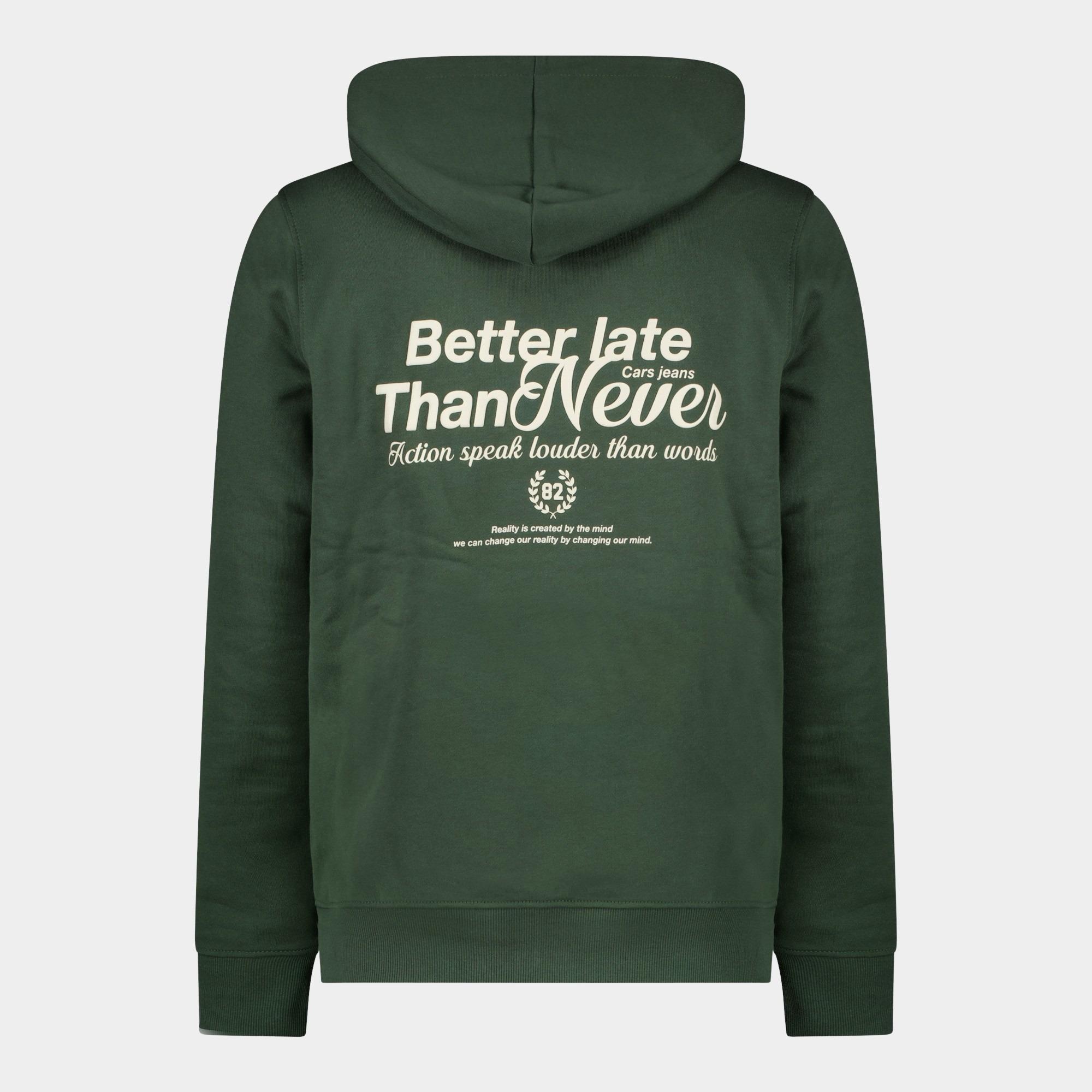 Cars Jeans Hoodie Groen Dukey 62565/46