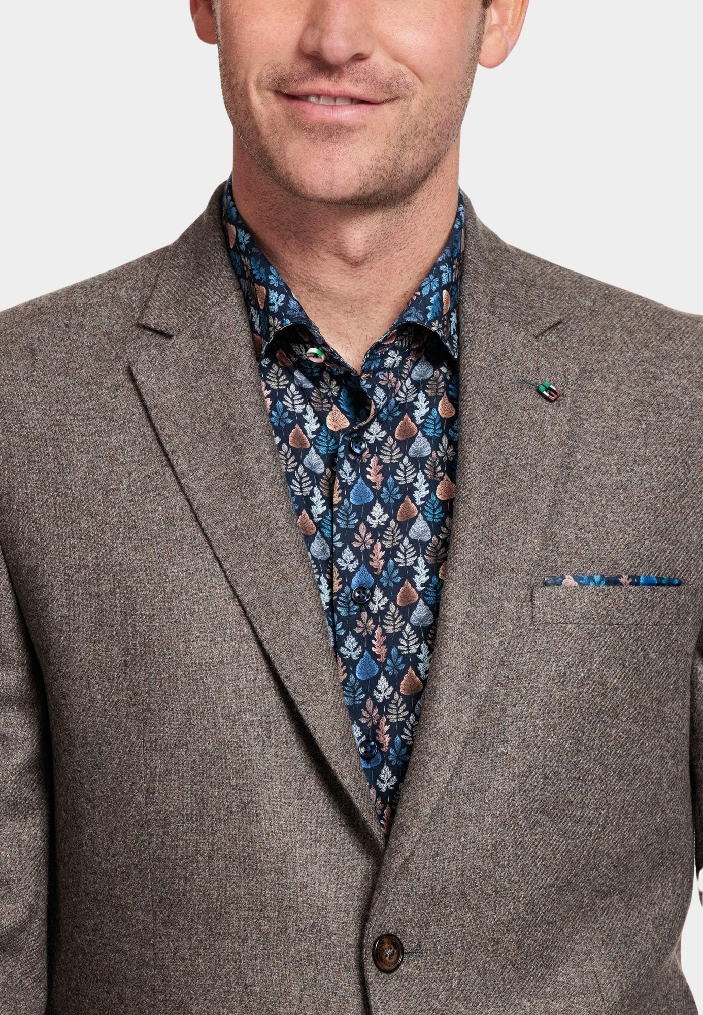 Giordano Blazer Bruin Blazer Robert Wool Mix 322610/83