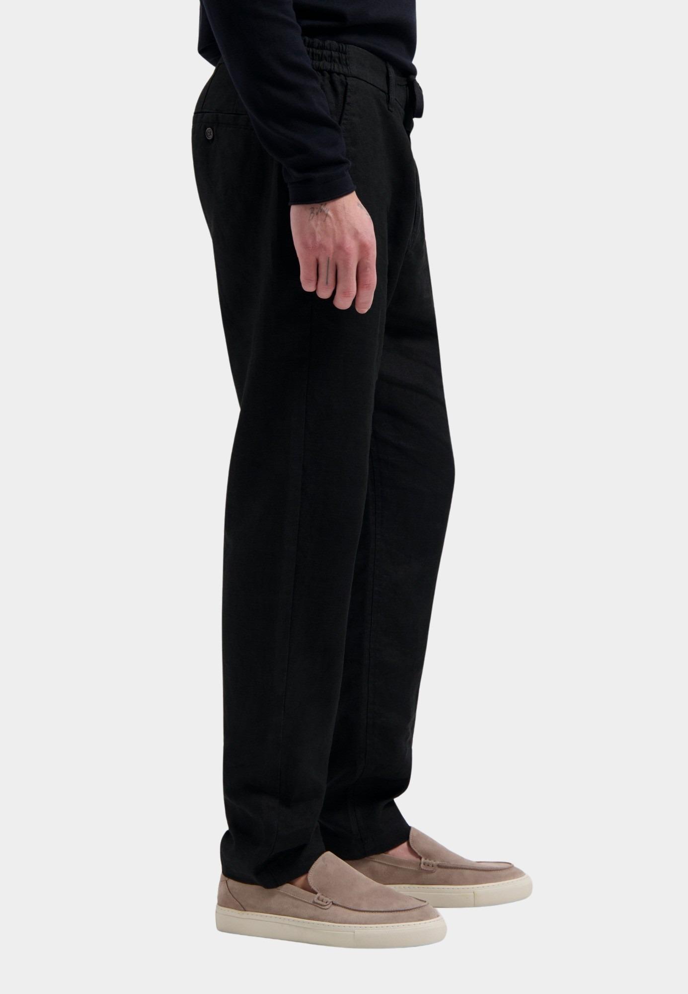 Dstrezzed Linnen Broek Zwart DS_James Beach Pants 501822S/999