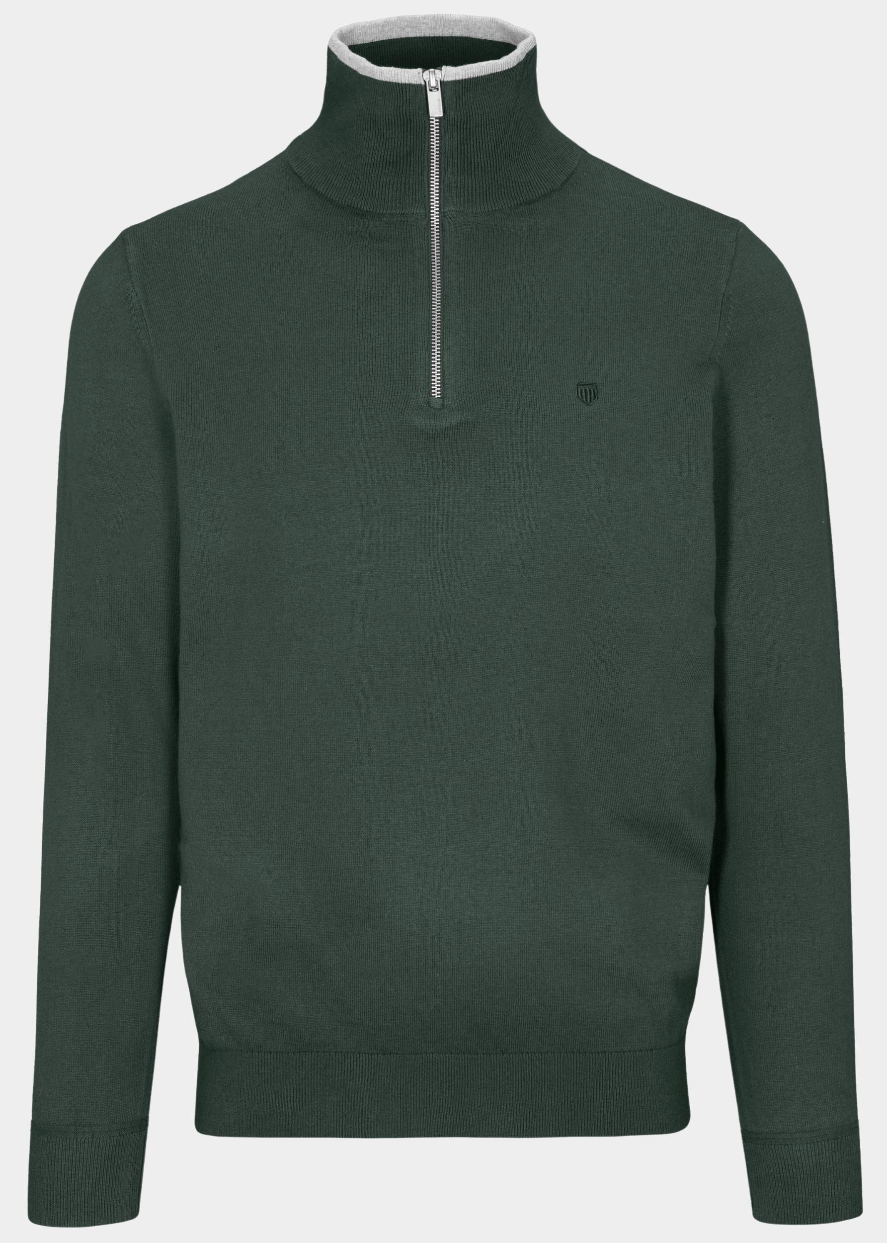 Basefield Pullover Groen Zip Troyer Pullover 219018457/550