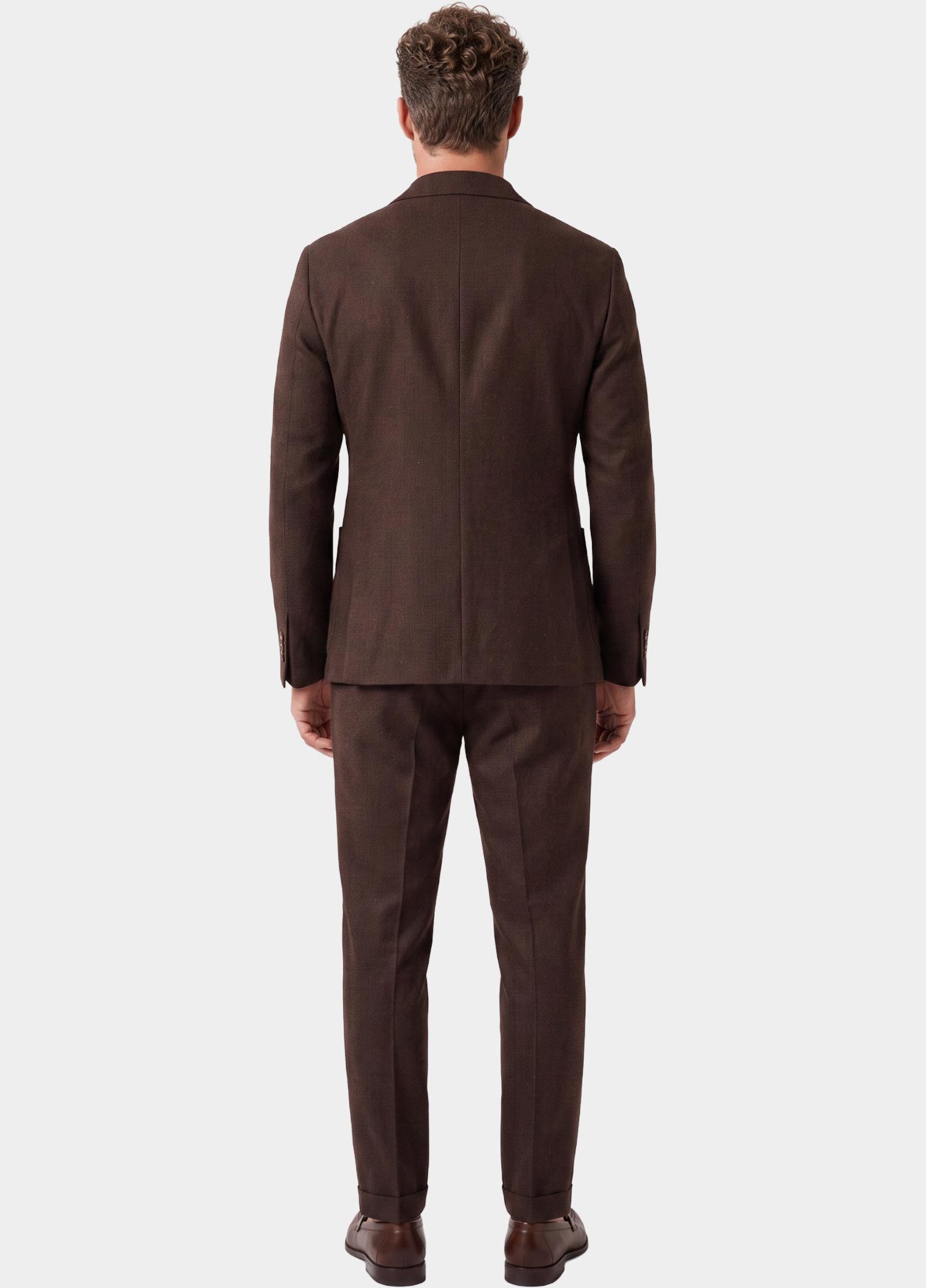 Giordano Colbert Bruin Pietro Half Lined Printed woo 622632/80