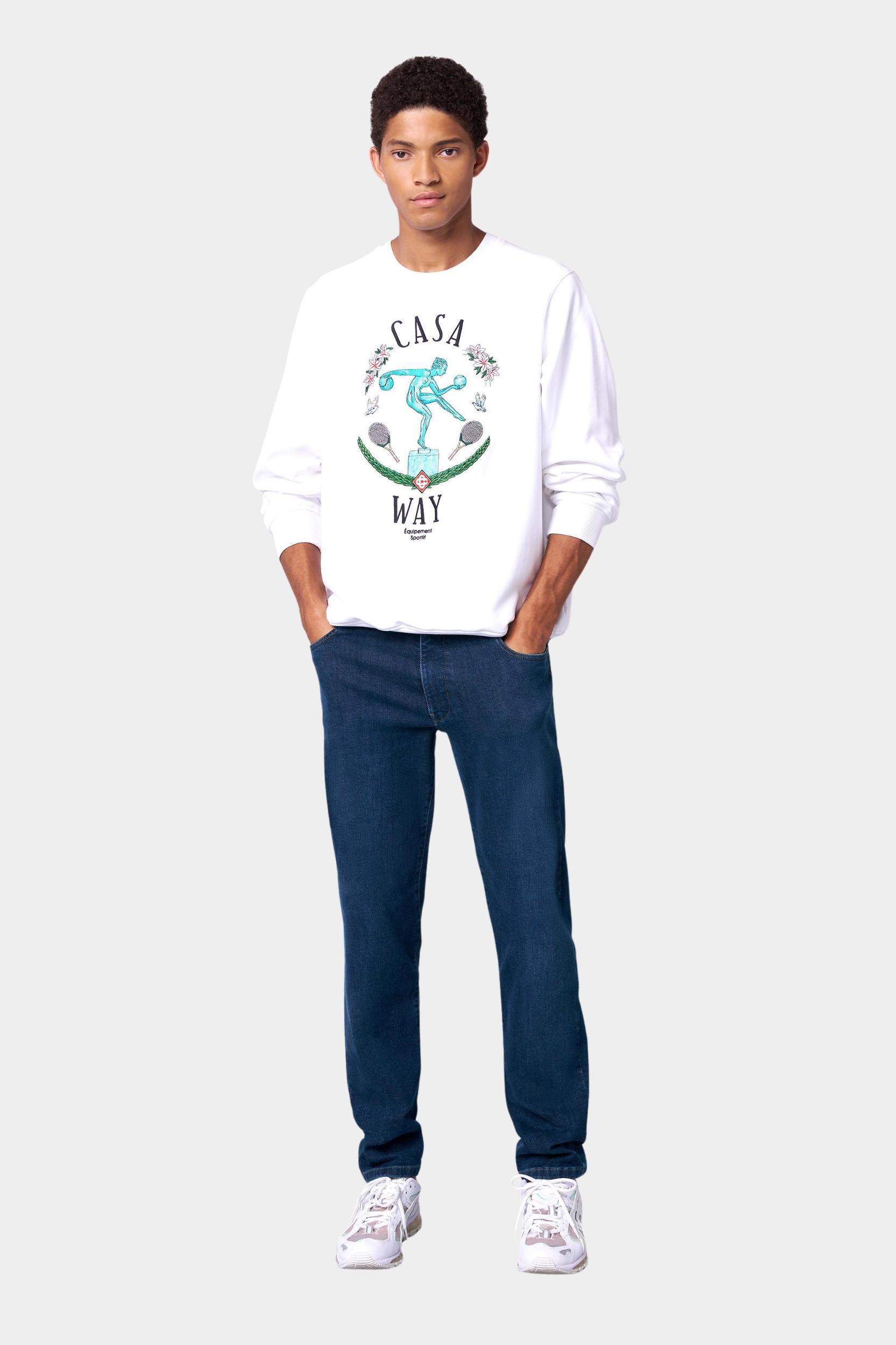 Meyer Flatfront Jeans Blauw FIVE Art.9-6291 3729629100/17
