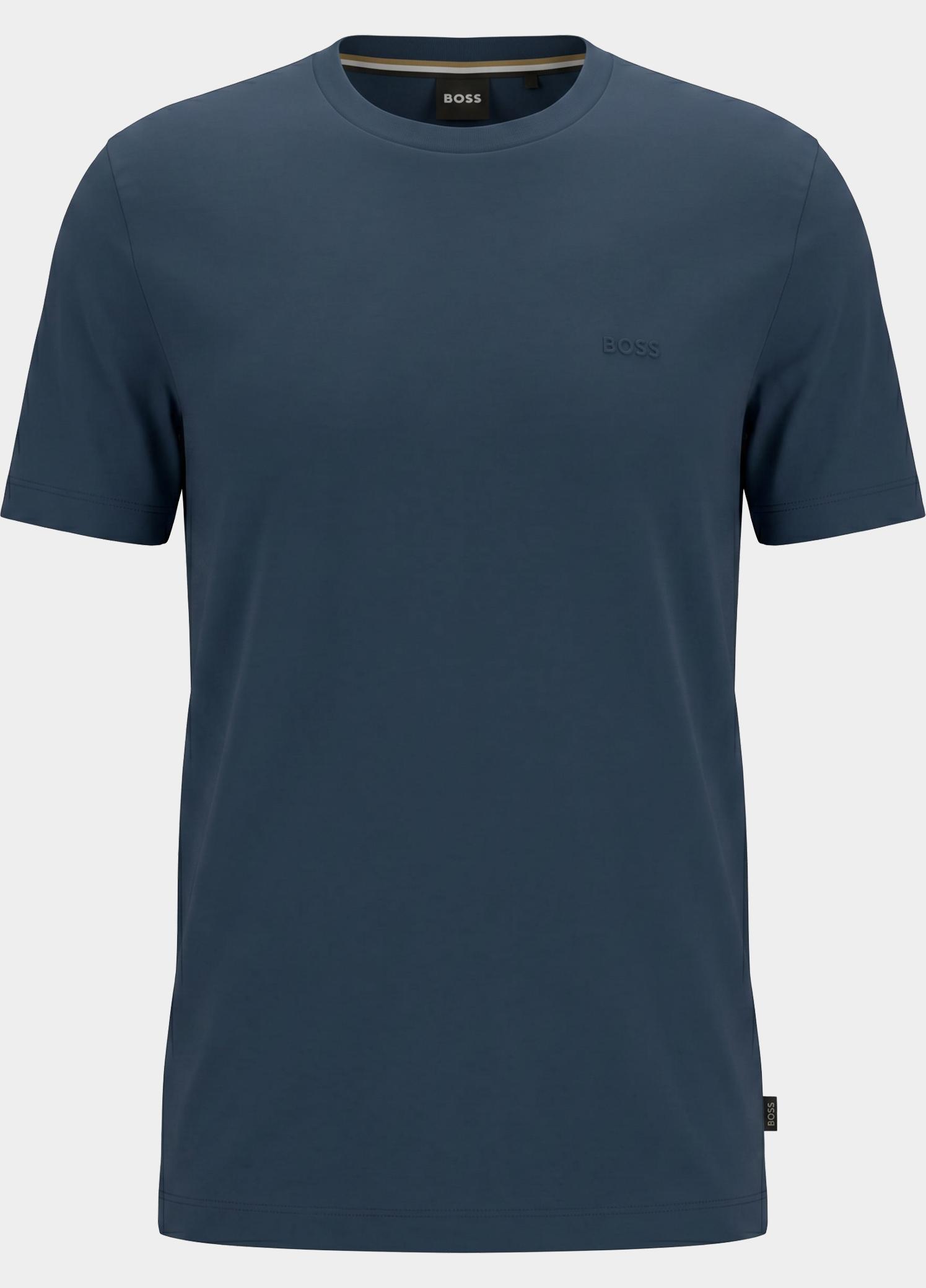 BOSS Black T-shirt heren Blauw Thompson 01 10241525 01 50468347/468