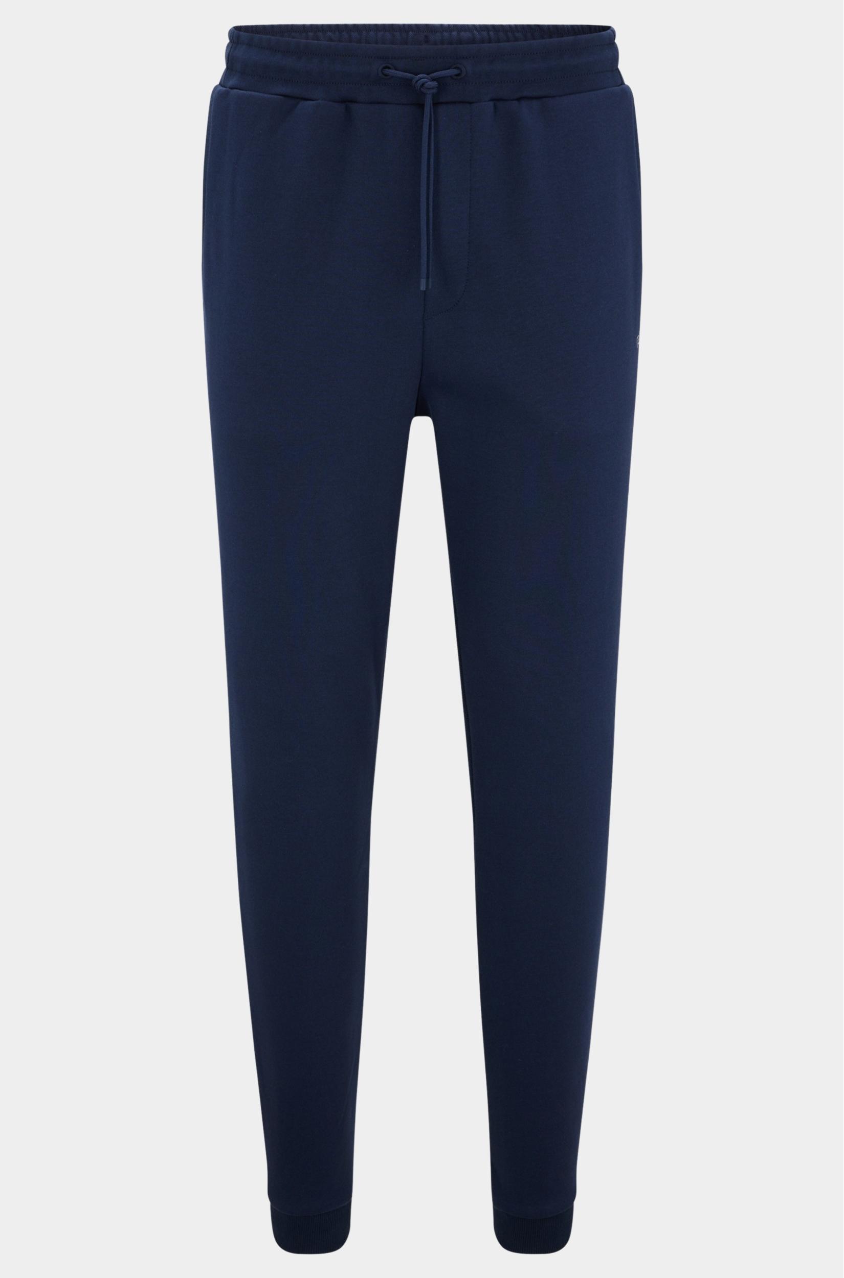 BOSS Green Katoenen Broek Blauw Hadiko Curved 10241786 01 50469098/410