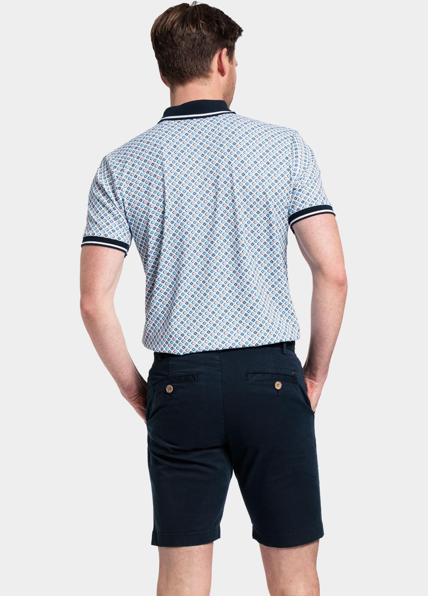 Giordano Korte Broek heren Blauw Stockholm Short Garment Dyed 411115/60