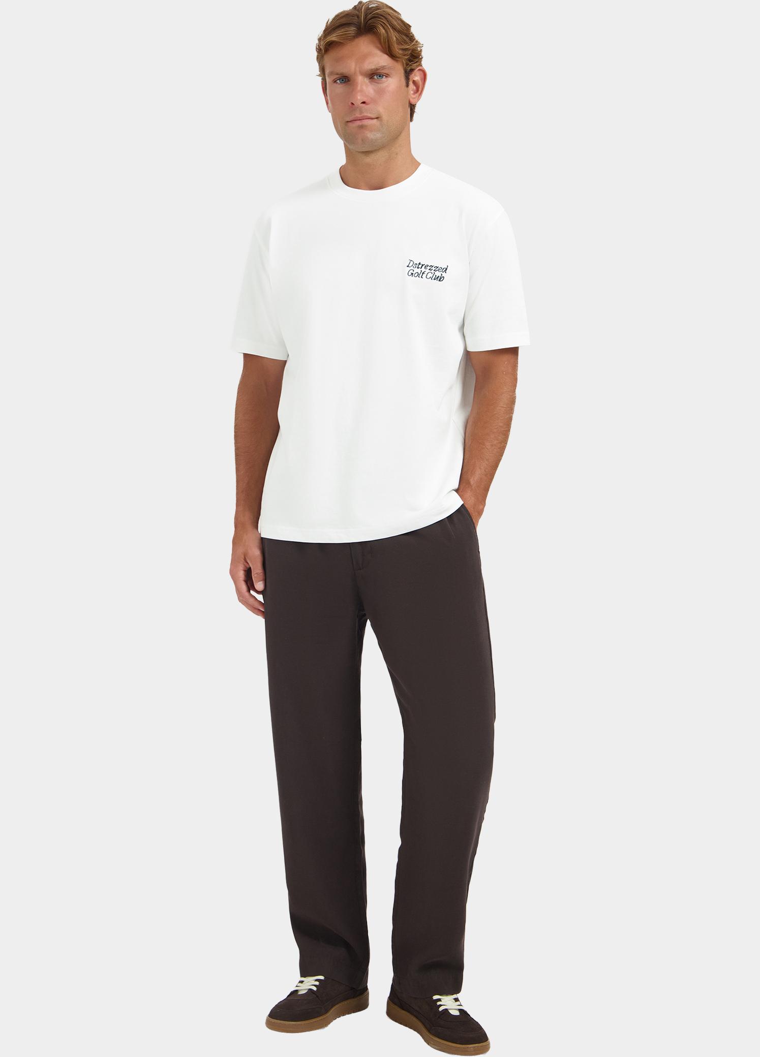 Dstrezzed T-shirt heren Wit Collin Artwork 203550/100