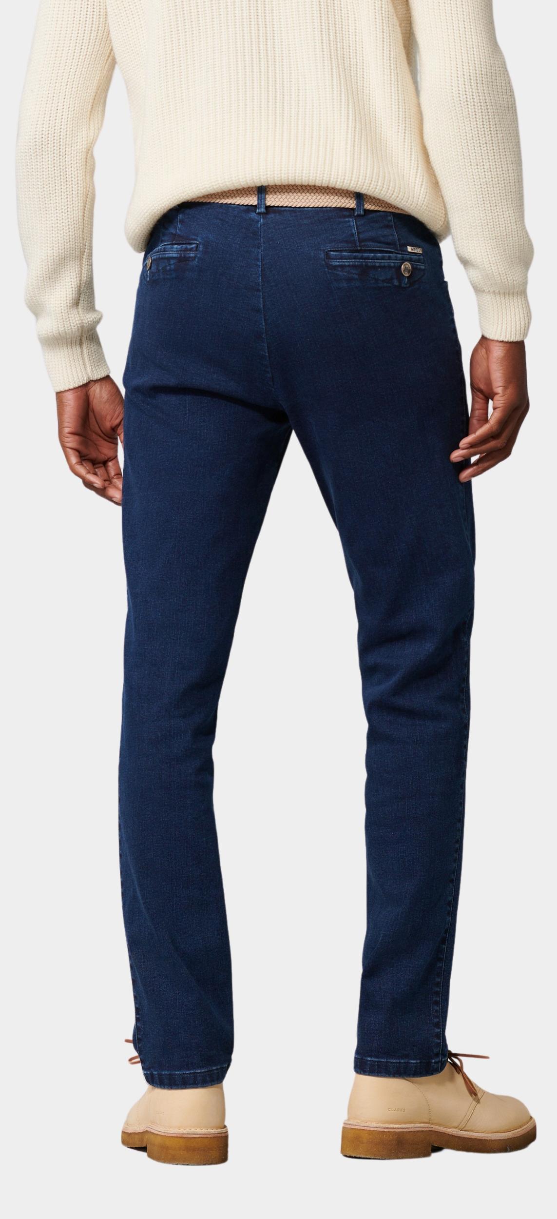 Meyer Flatfront Jeans Blauw DUBLIN Art.2-4556 1272455600/17