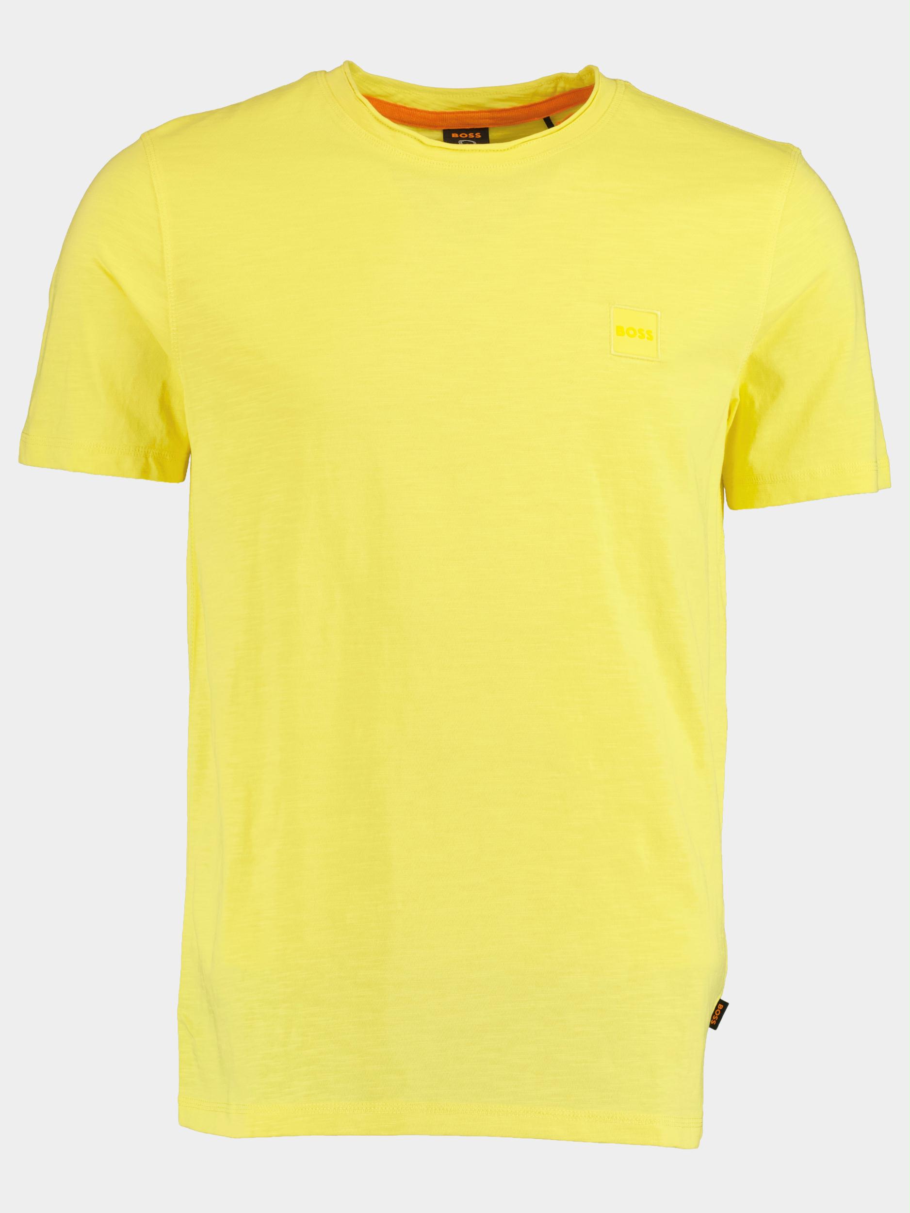 BOSS Orange T-shirt korte mouw Geel Tegood 10240843 01 50467926/730