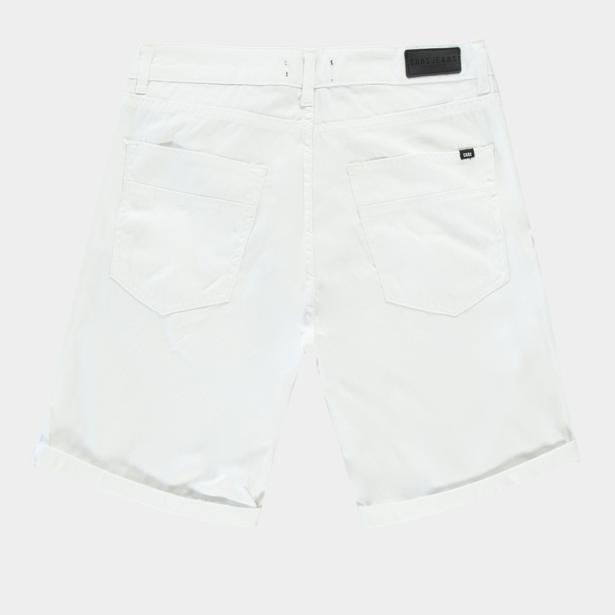Cars Jeans Korte Broek Wit NATHAN 62322/20