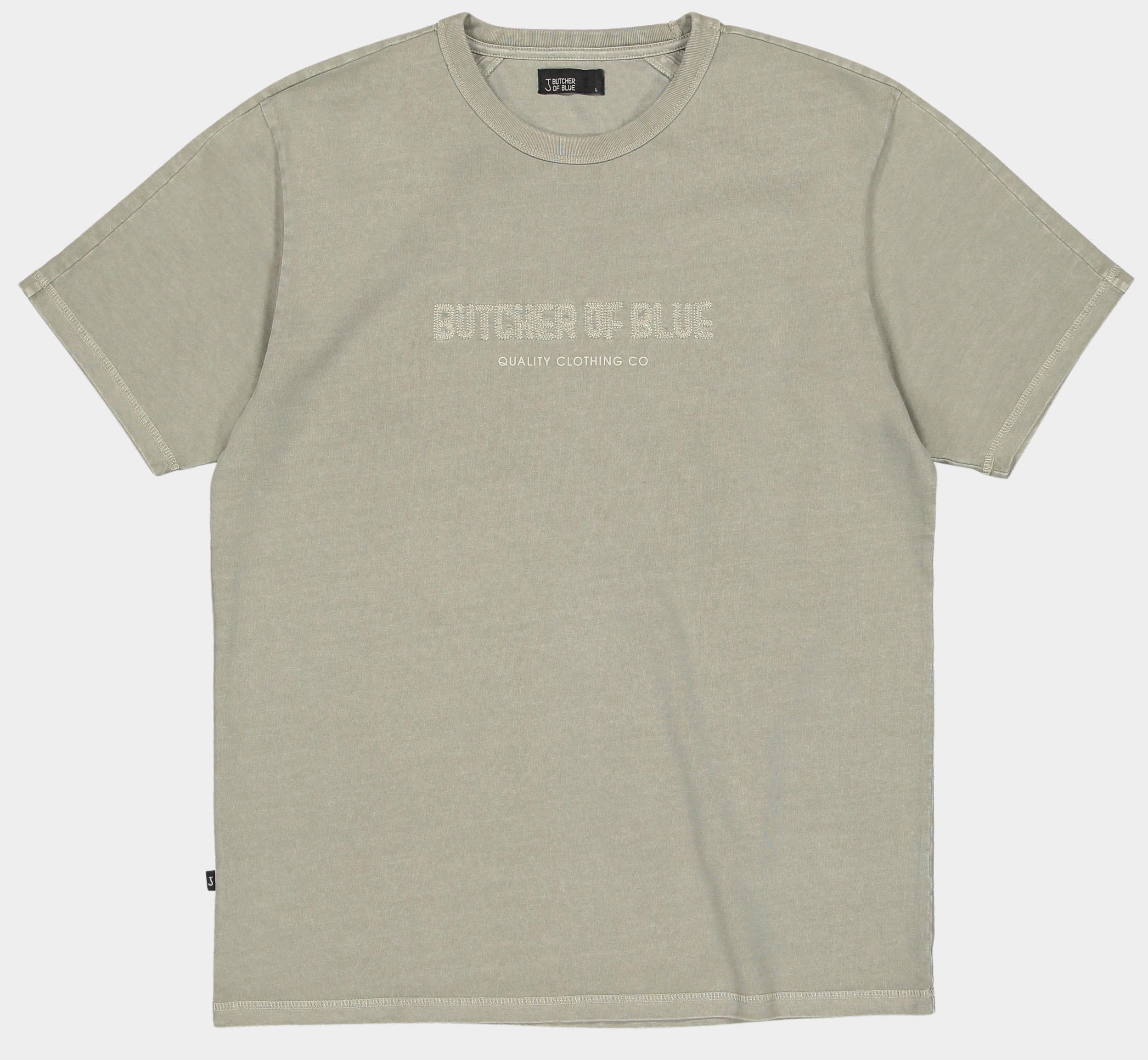 Butcher of Blue T-shirt korte mouw Groen Army Corp Lock Tee M2522008/756